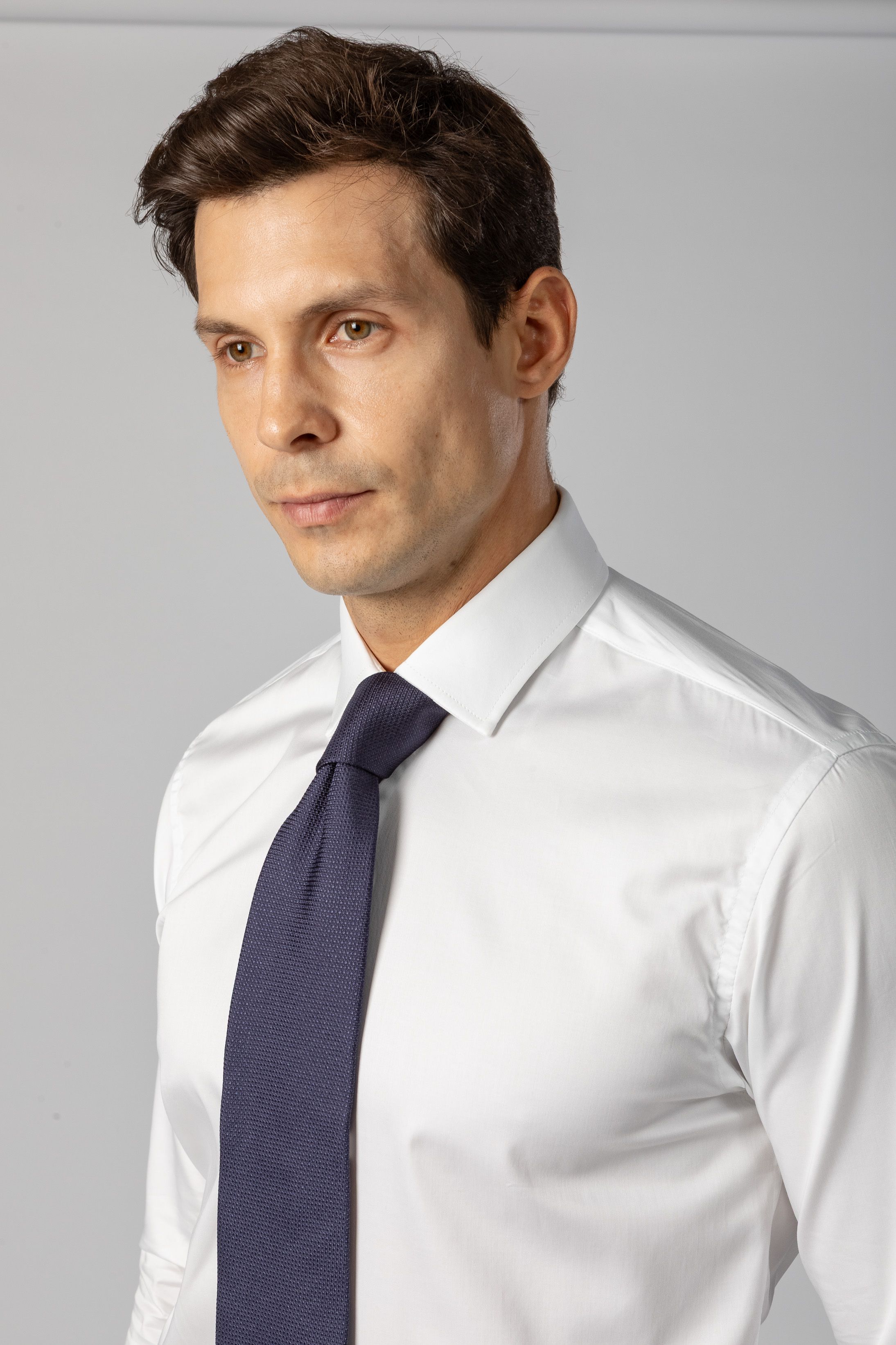 Camisa Social Slim fit fio 100 