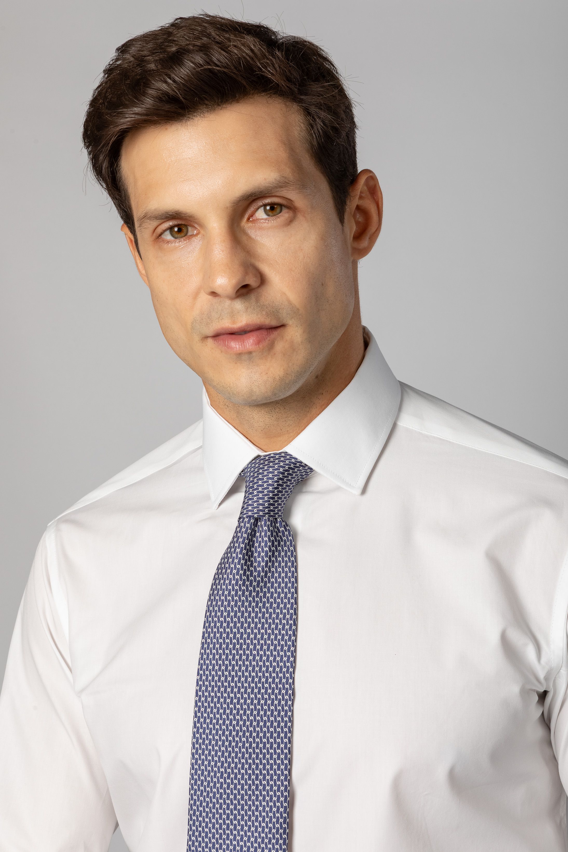 Camisa Social Slim fit 100% algodão premium egípcio 