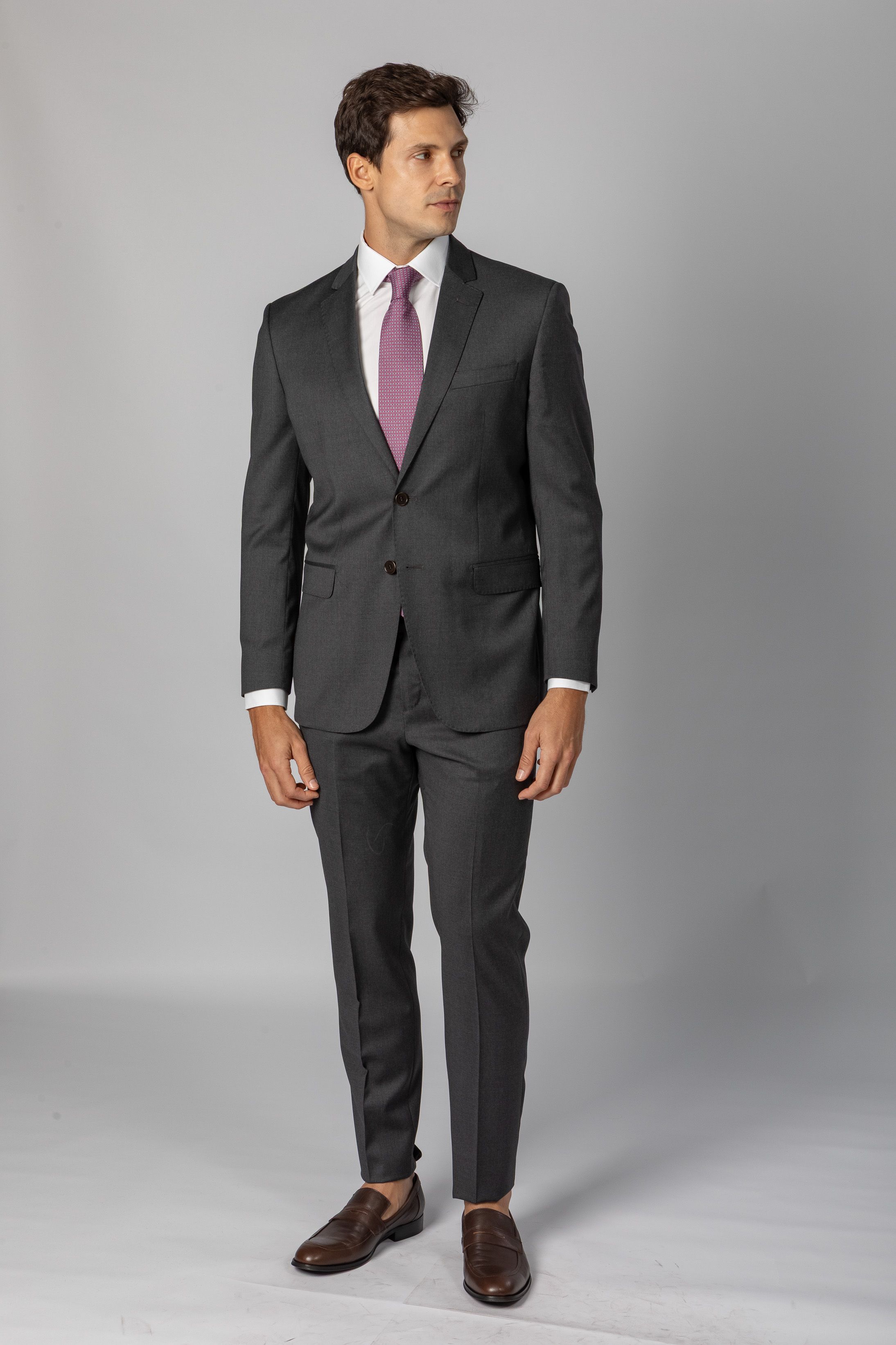 Costume Reda Super 110 Slim Cinza médio - Diodato Alfaiataria