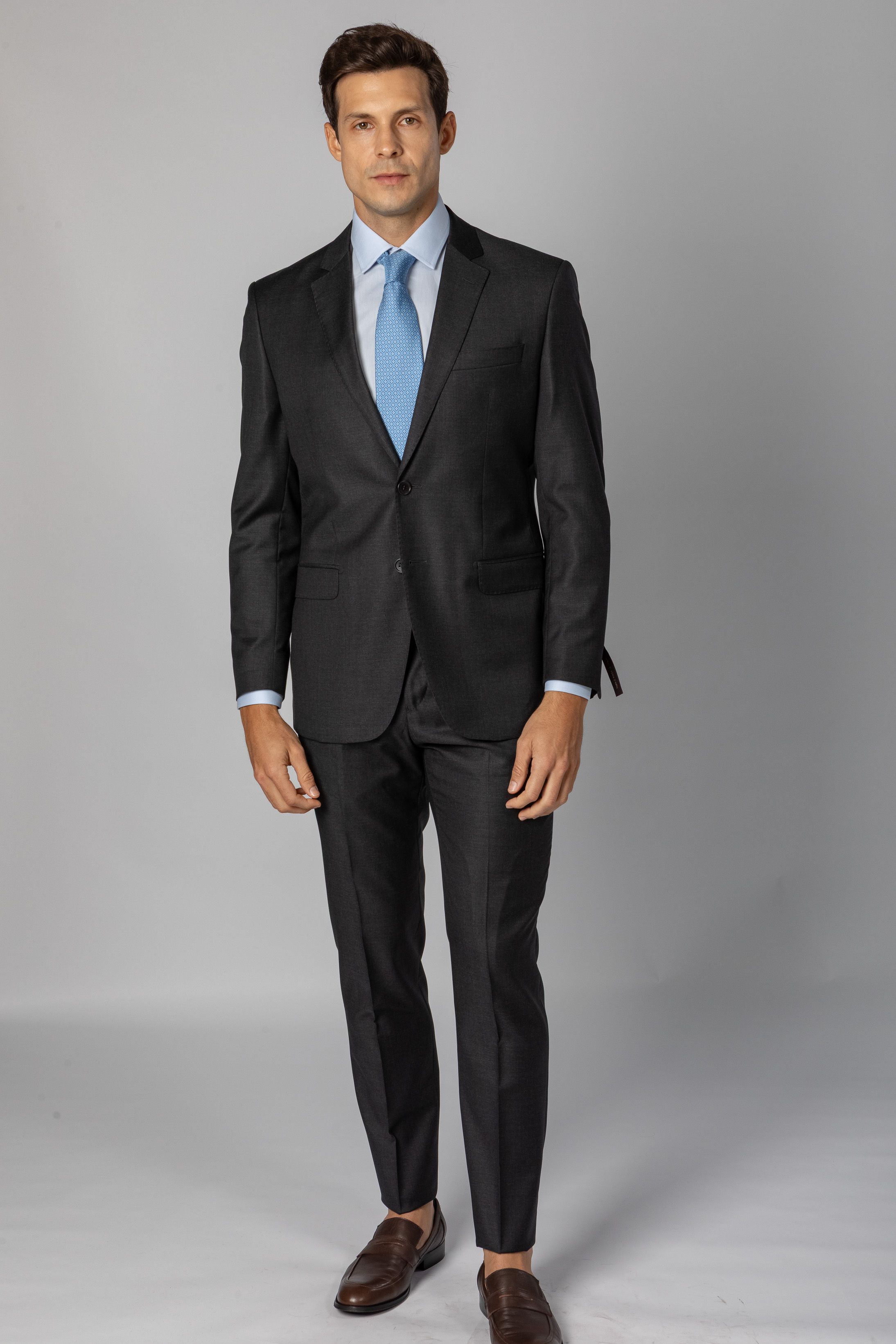 Costume Canônico Super 110 Slim Grafite - Diodato Alfaiataria