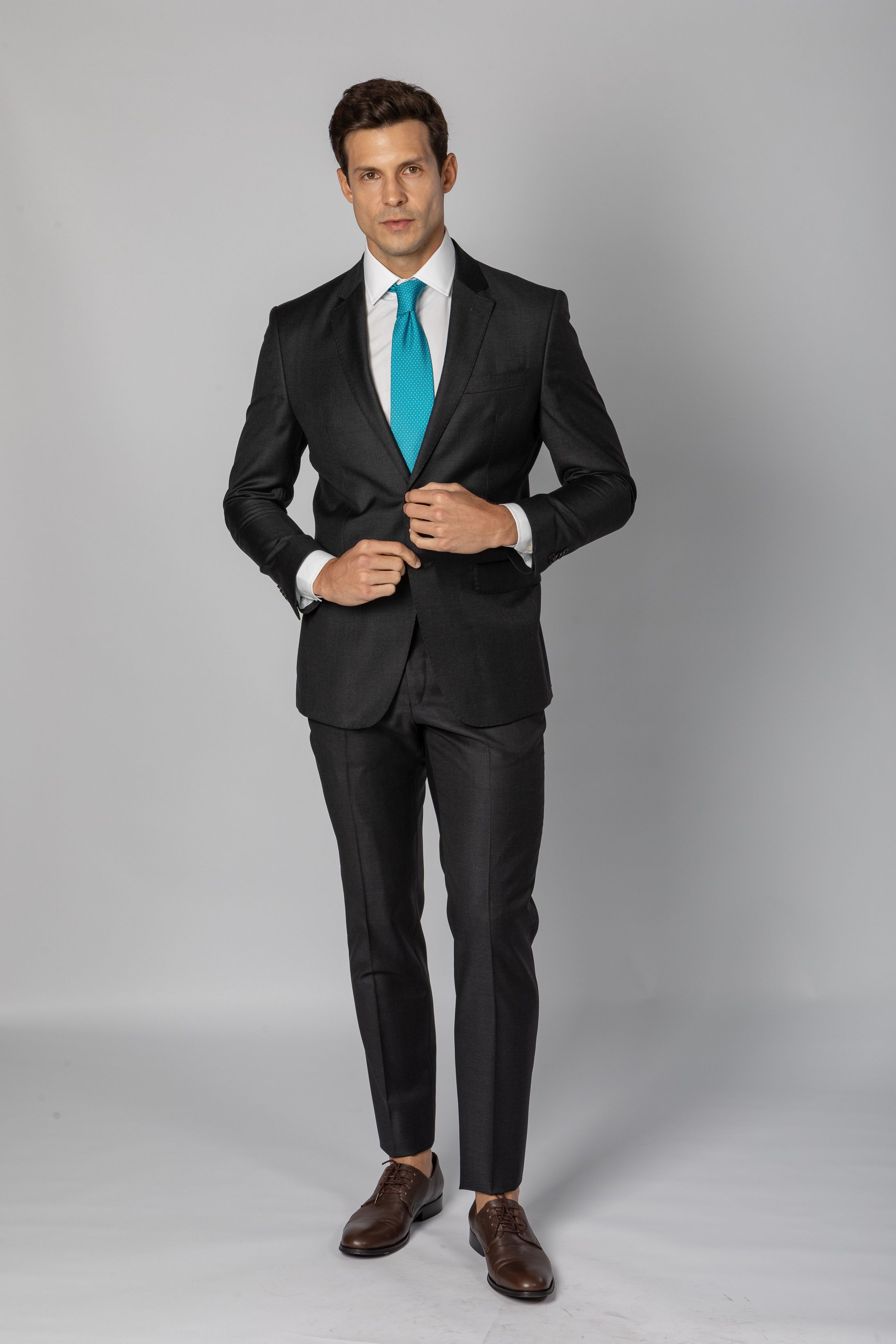 Costume Reda Super 110 Slim Grafite - Diodato Alfaiataria