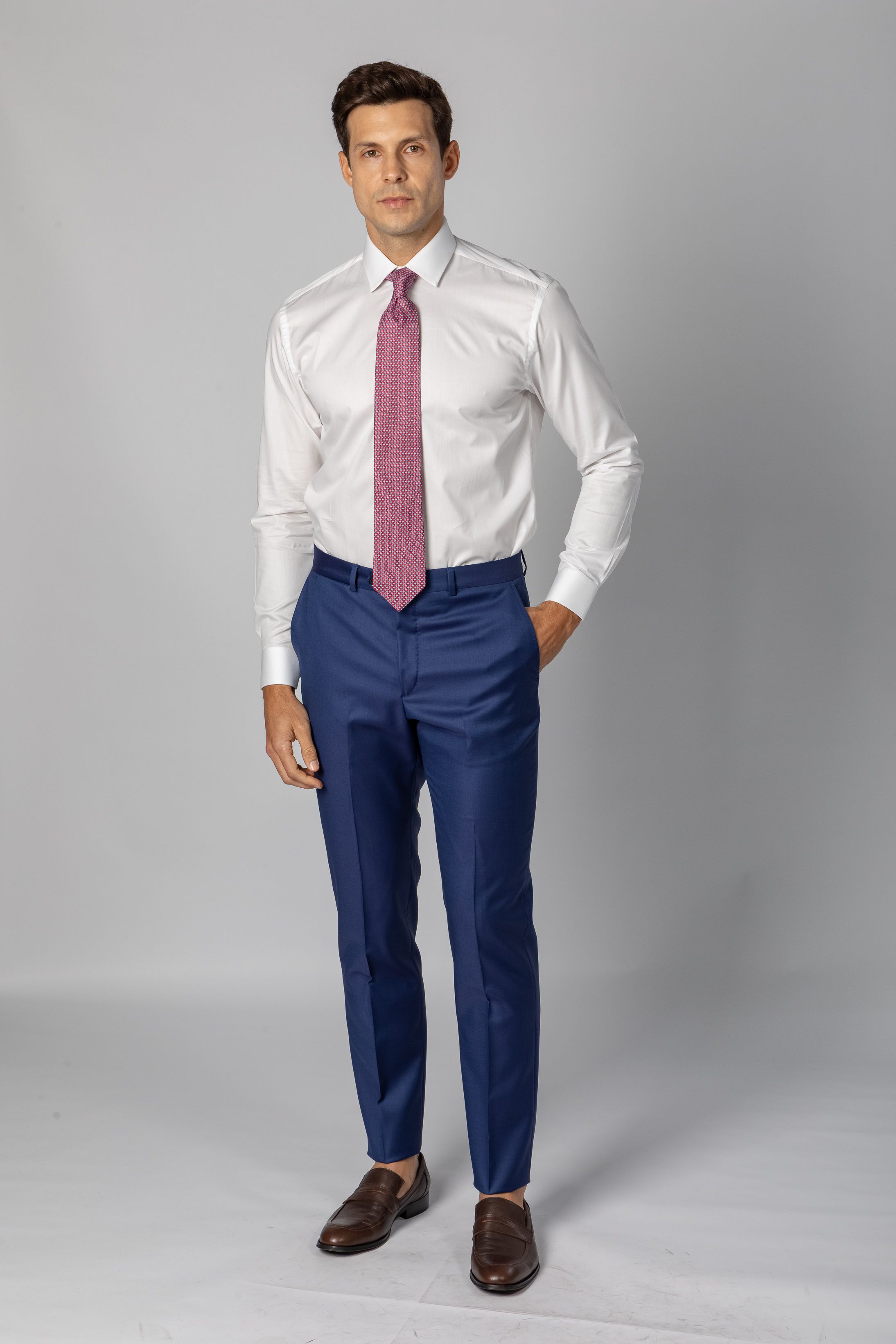 Costume Canônico Super 110 Slim Azul