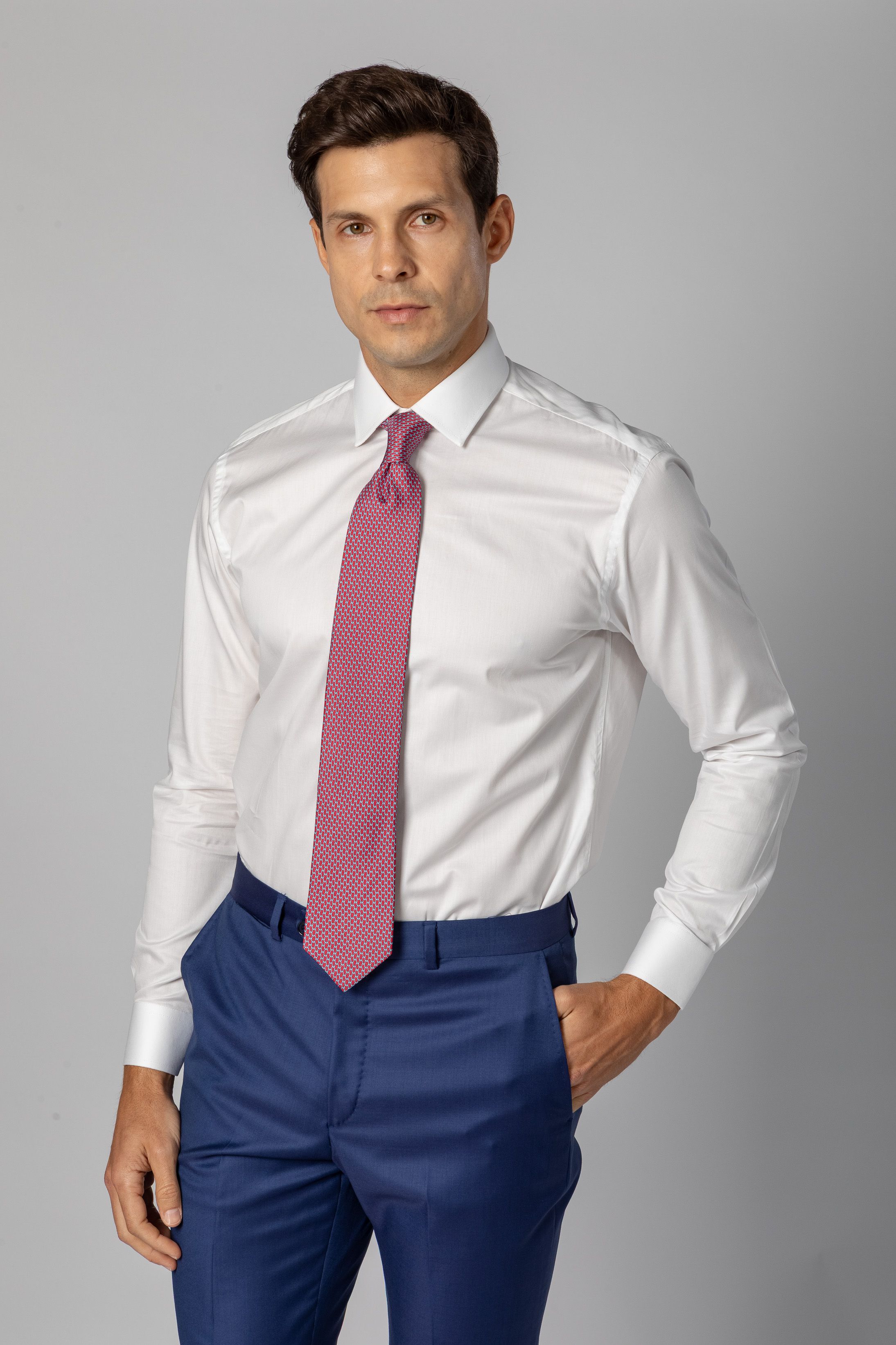 Camisa Social Slim fit fio 80 - Diodato Alfaiataria