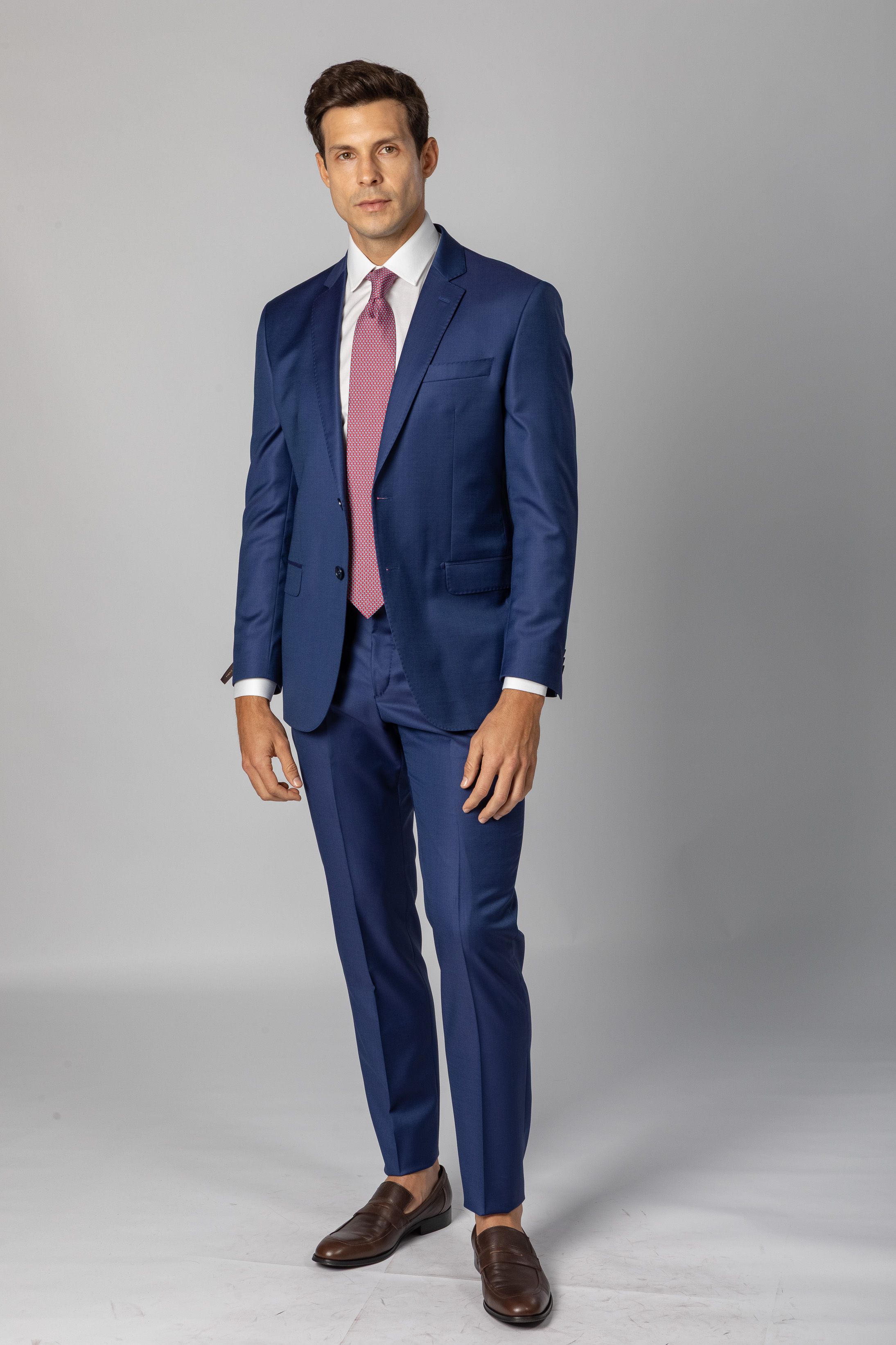 Costume Canônico Super 110 Slim Azul - Diodato Alfaiataria