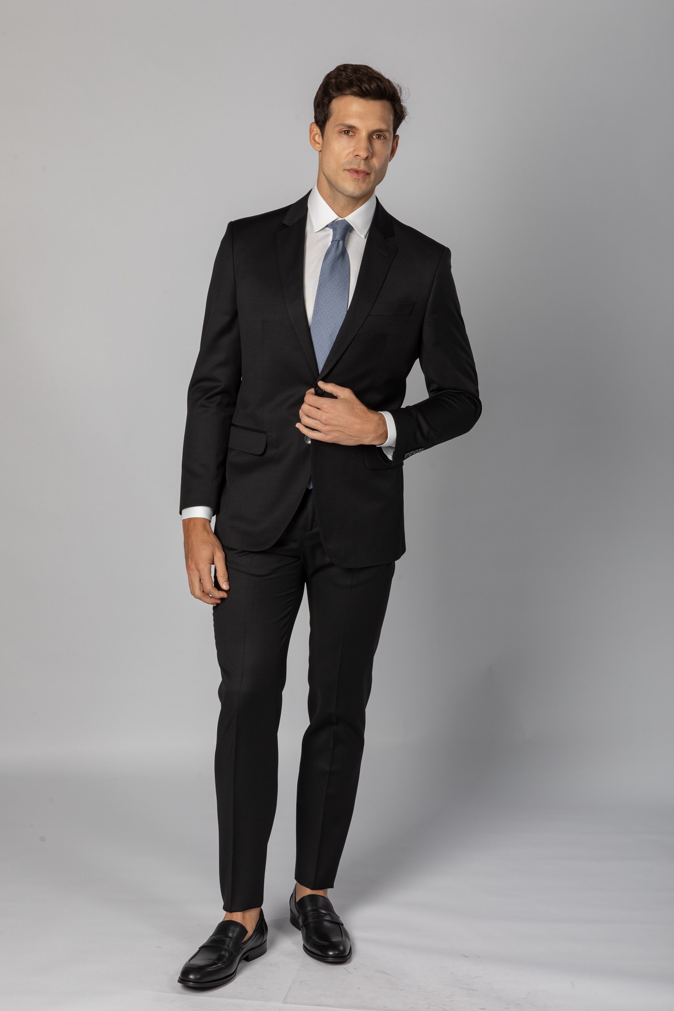 Costume Super 120 Regular Preto - Diodato Alfaiataria