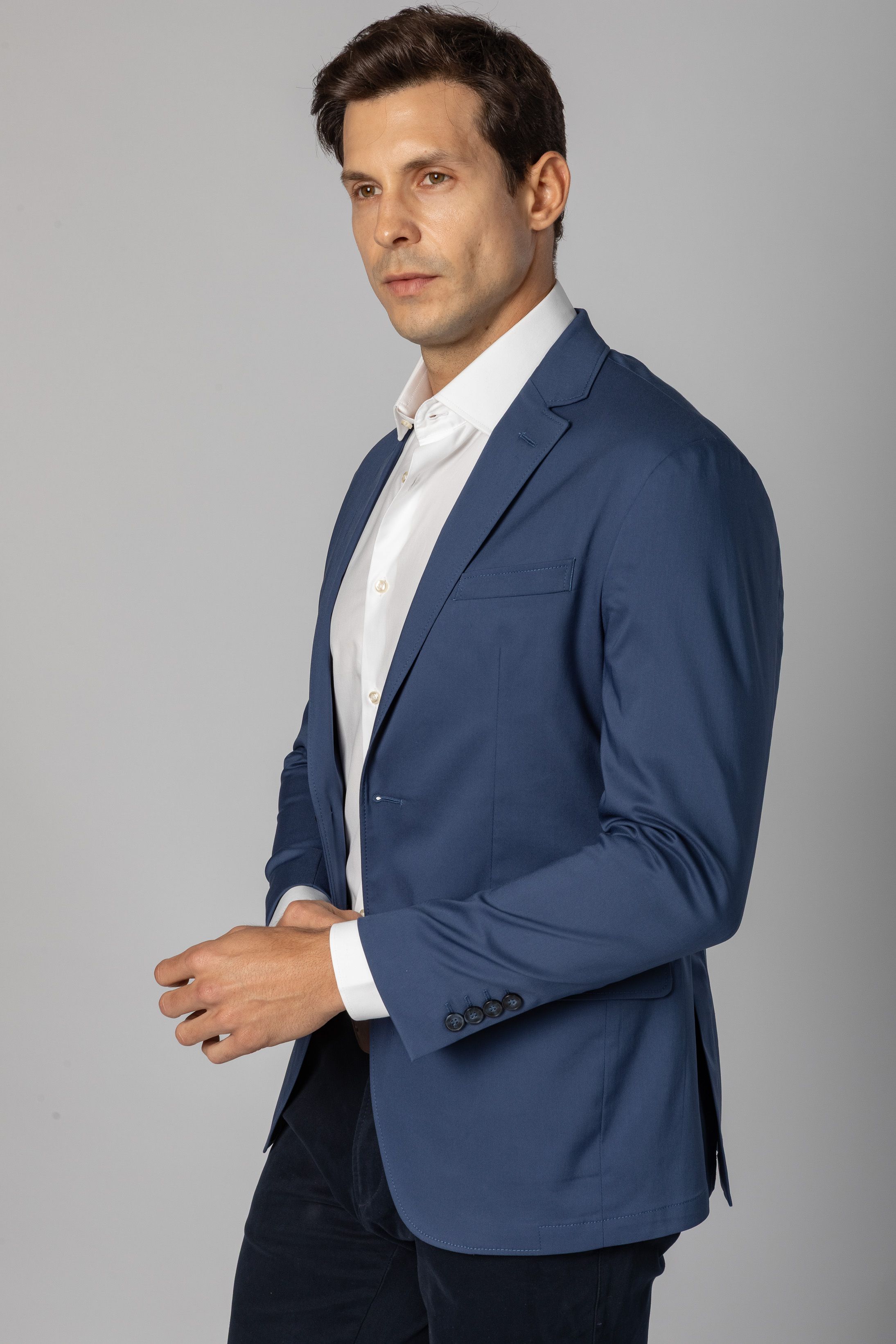 Blazer Slim Fit Azul