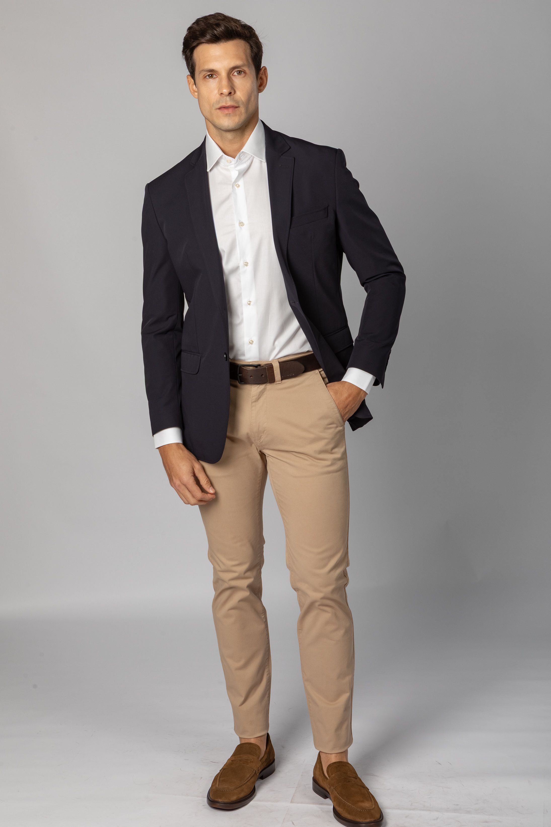 Blazer Slim Fit Firenze Marinho noite