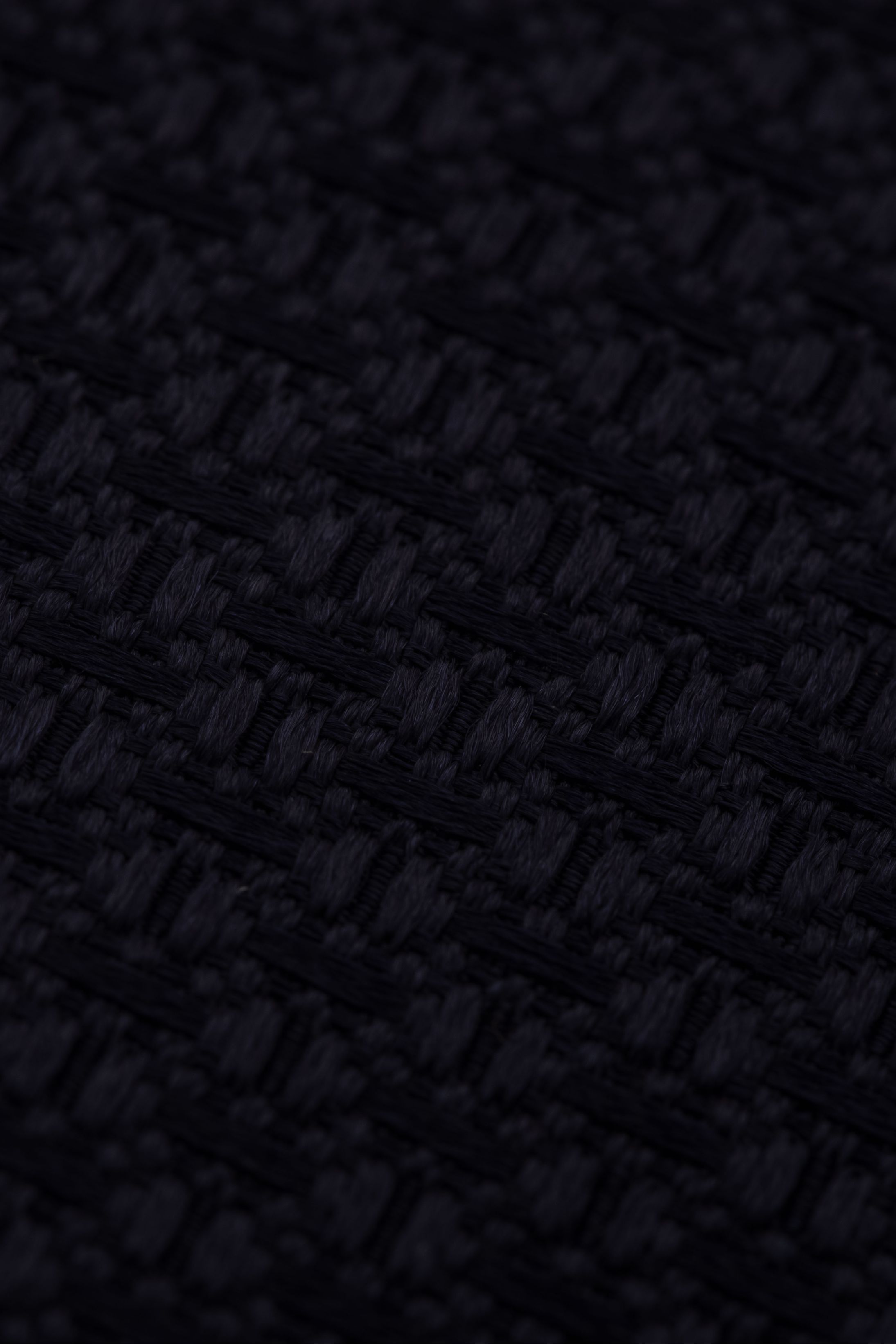 Gravata Seda Italiana Marinho Jacquard