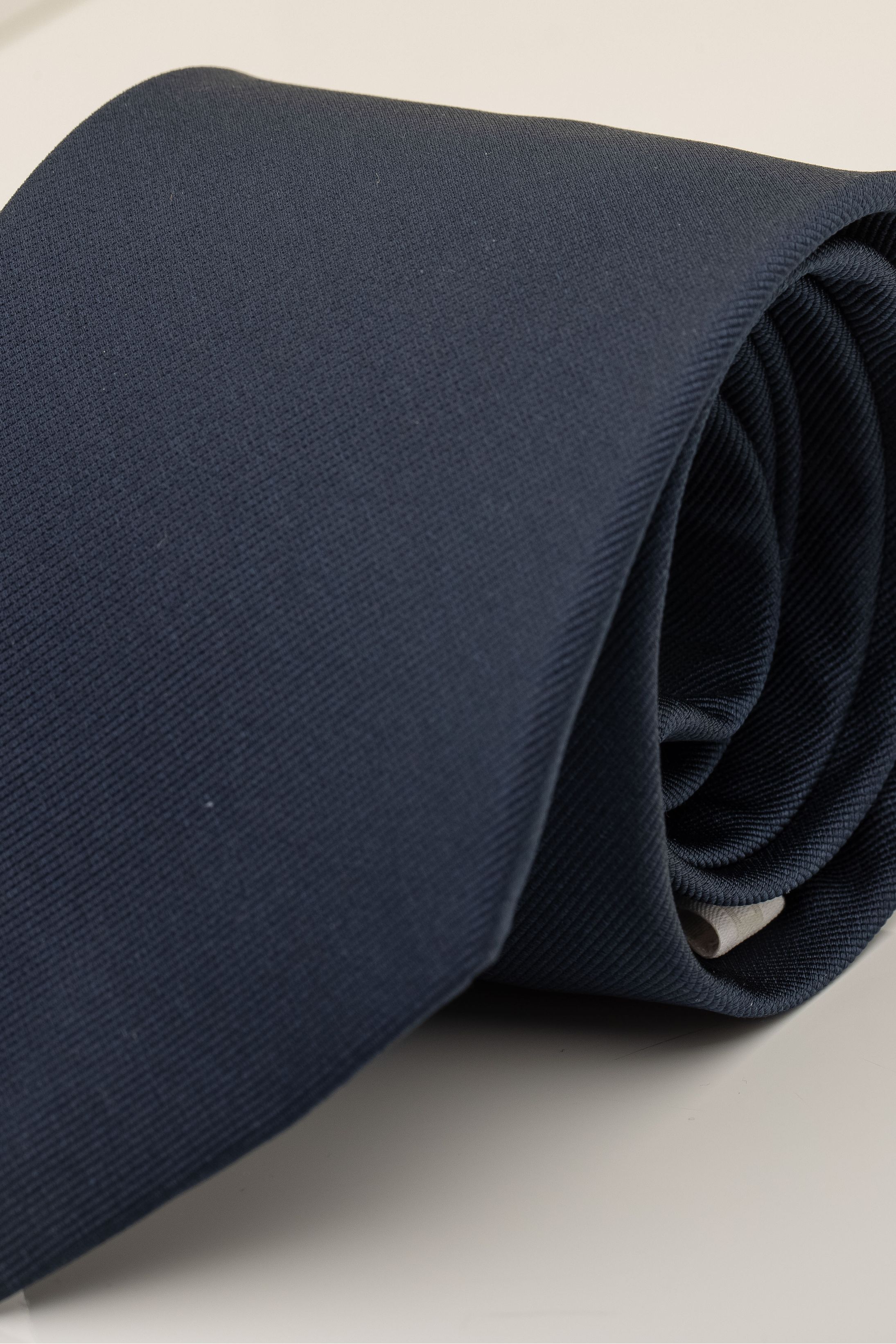 Gravata Seda Italiana Jacquard Marinho