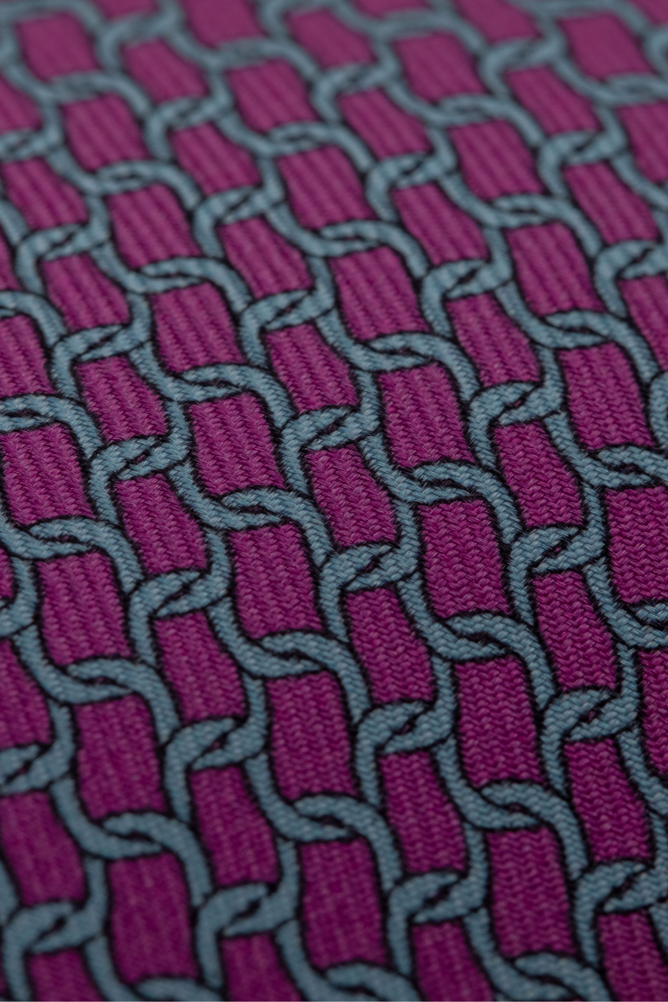 Gravata Seda Italiana Rosa 