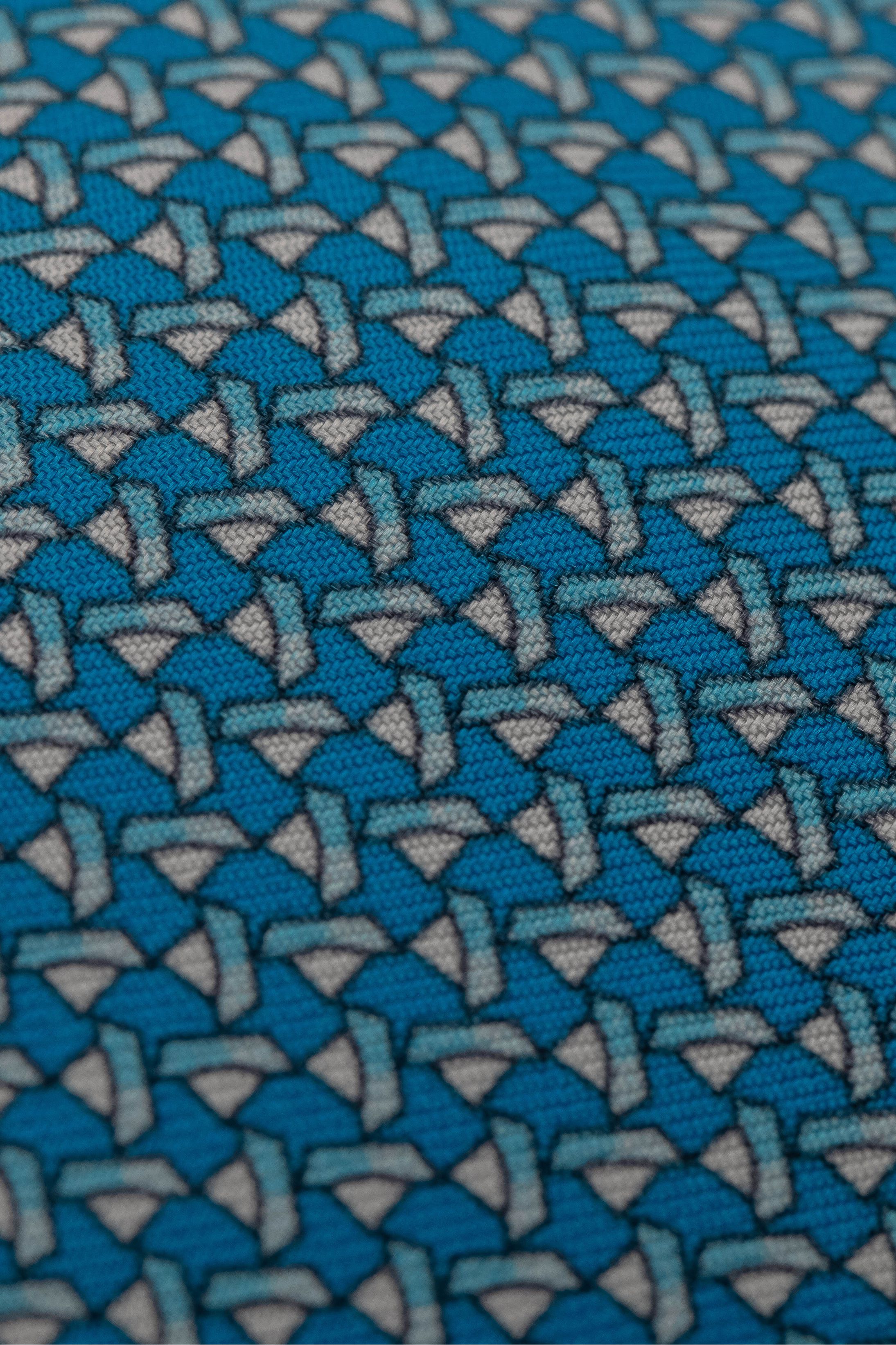 Gravata Seda Italiana Azul