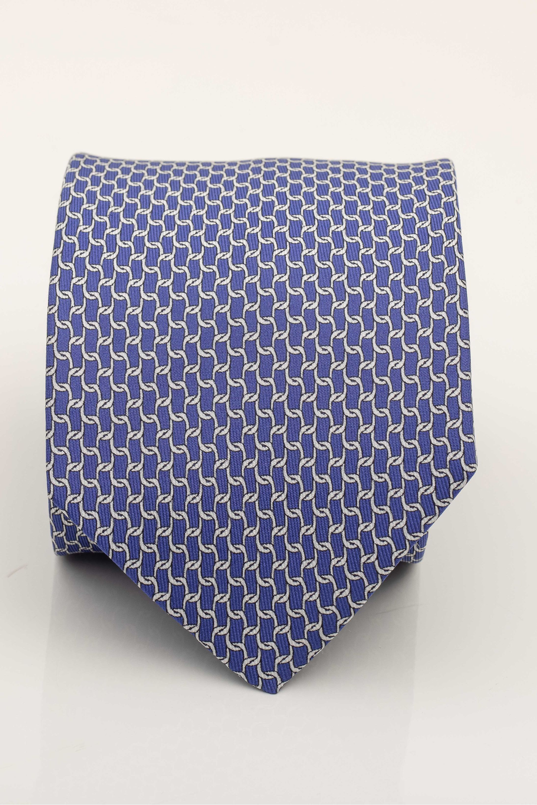 Gravata Seda Italiana Azul - Diodato Alfaiataria