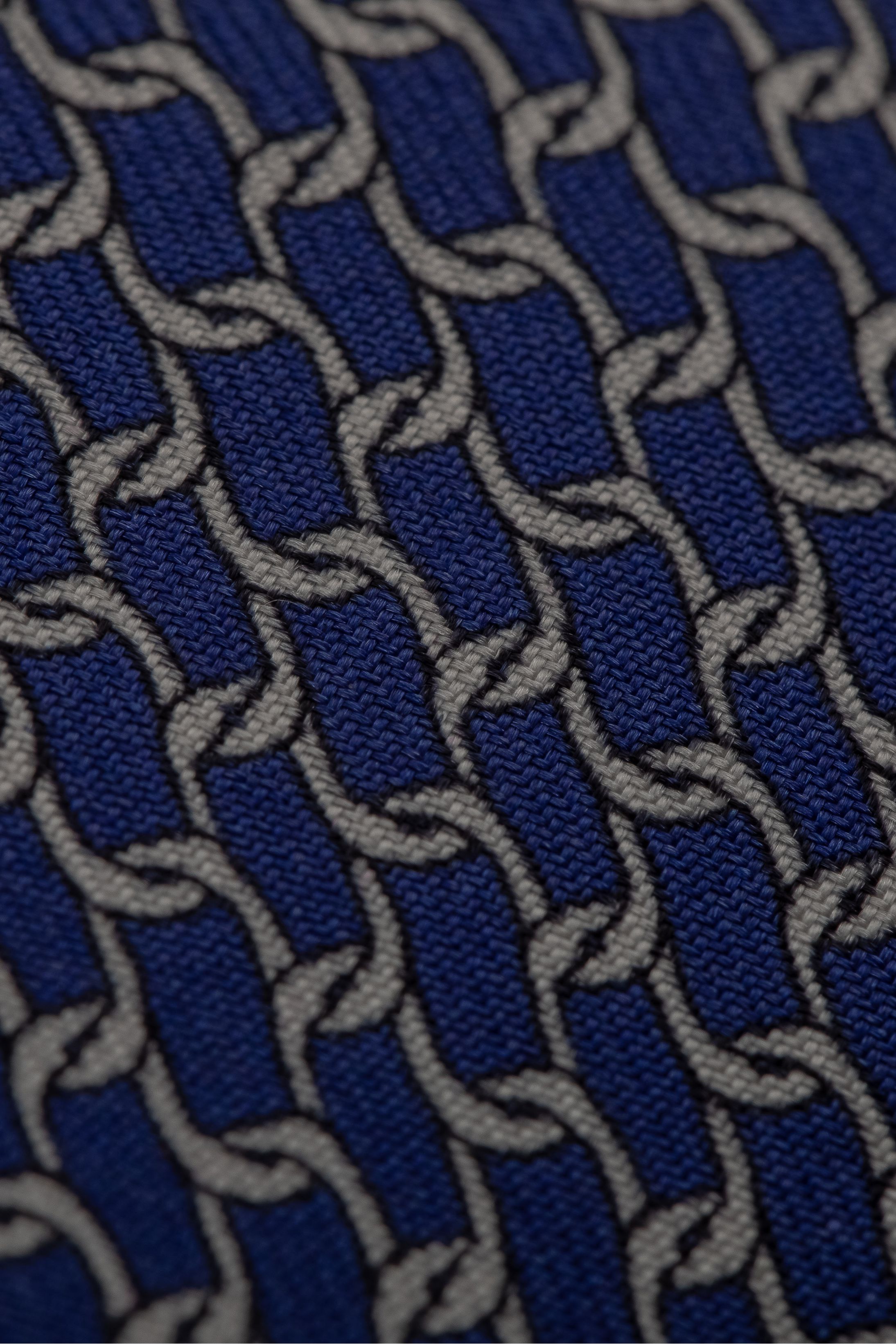Gravata Seda Italiana Azul