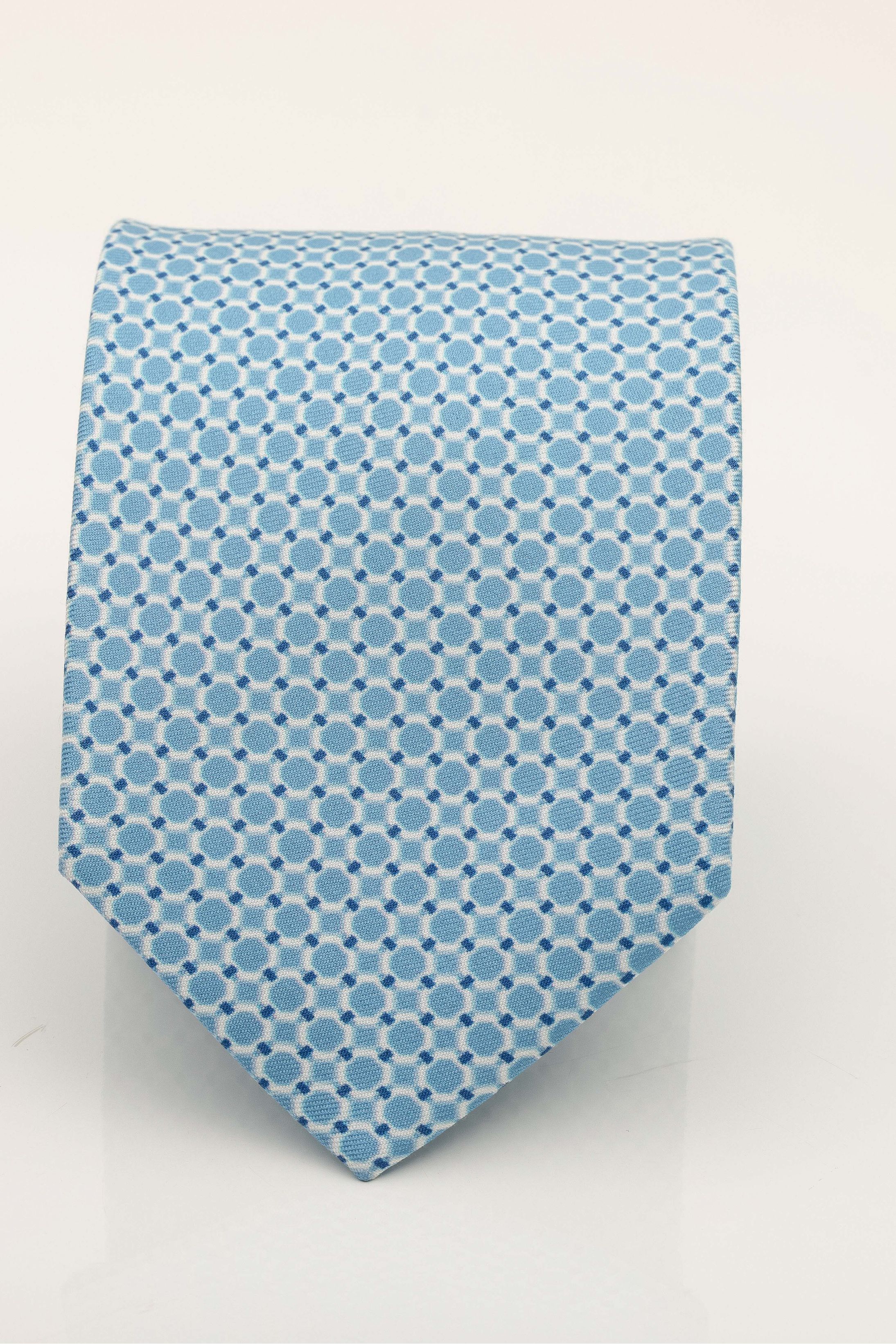 Gravata Seda Italiana Azul claro