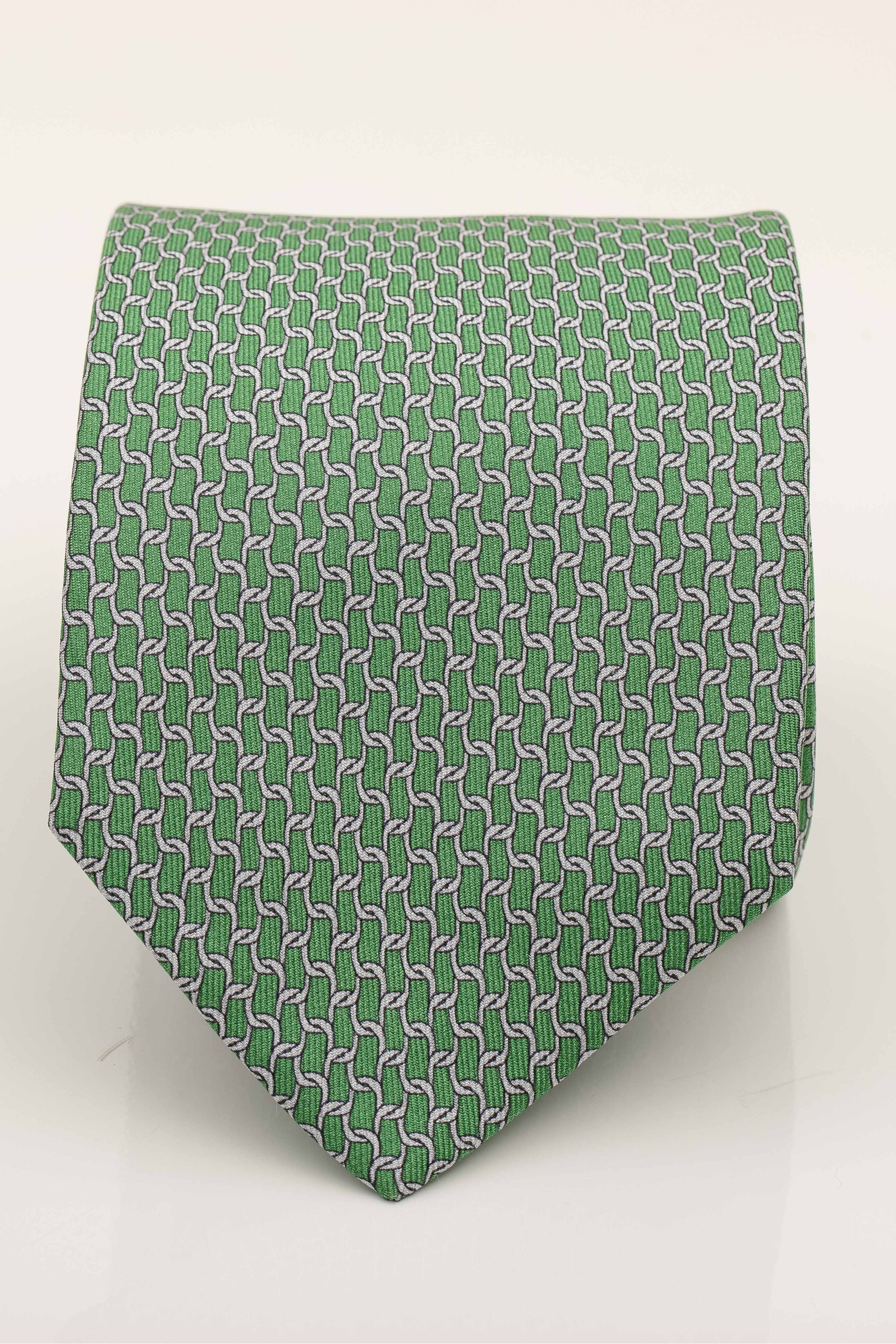 Gravata Seda Italiana Verde - Diodato Alfaiataria
