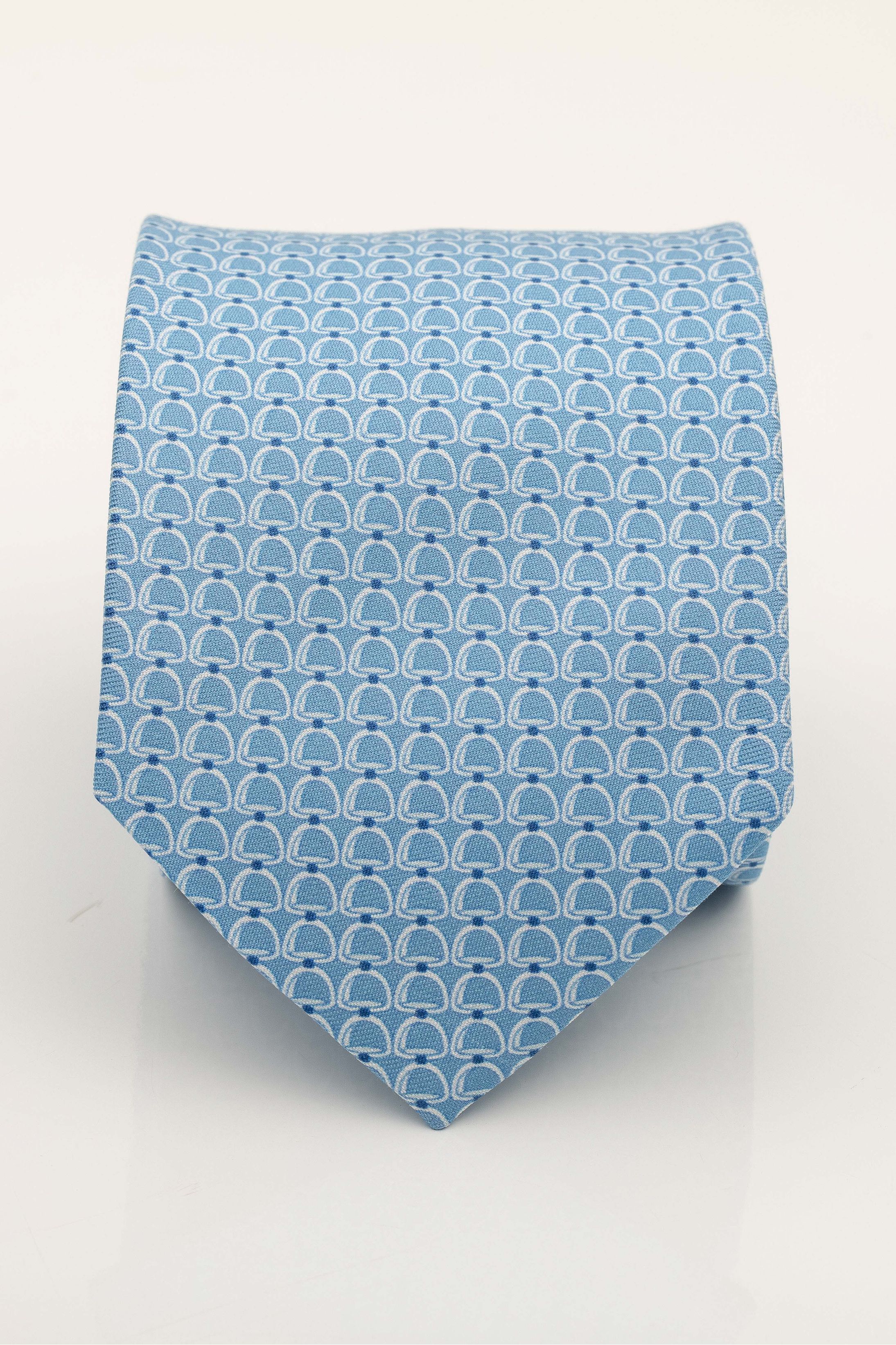 Gravata Seda Italiana Azul Claro - Diodato Alfaiataria