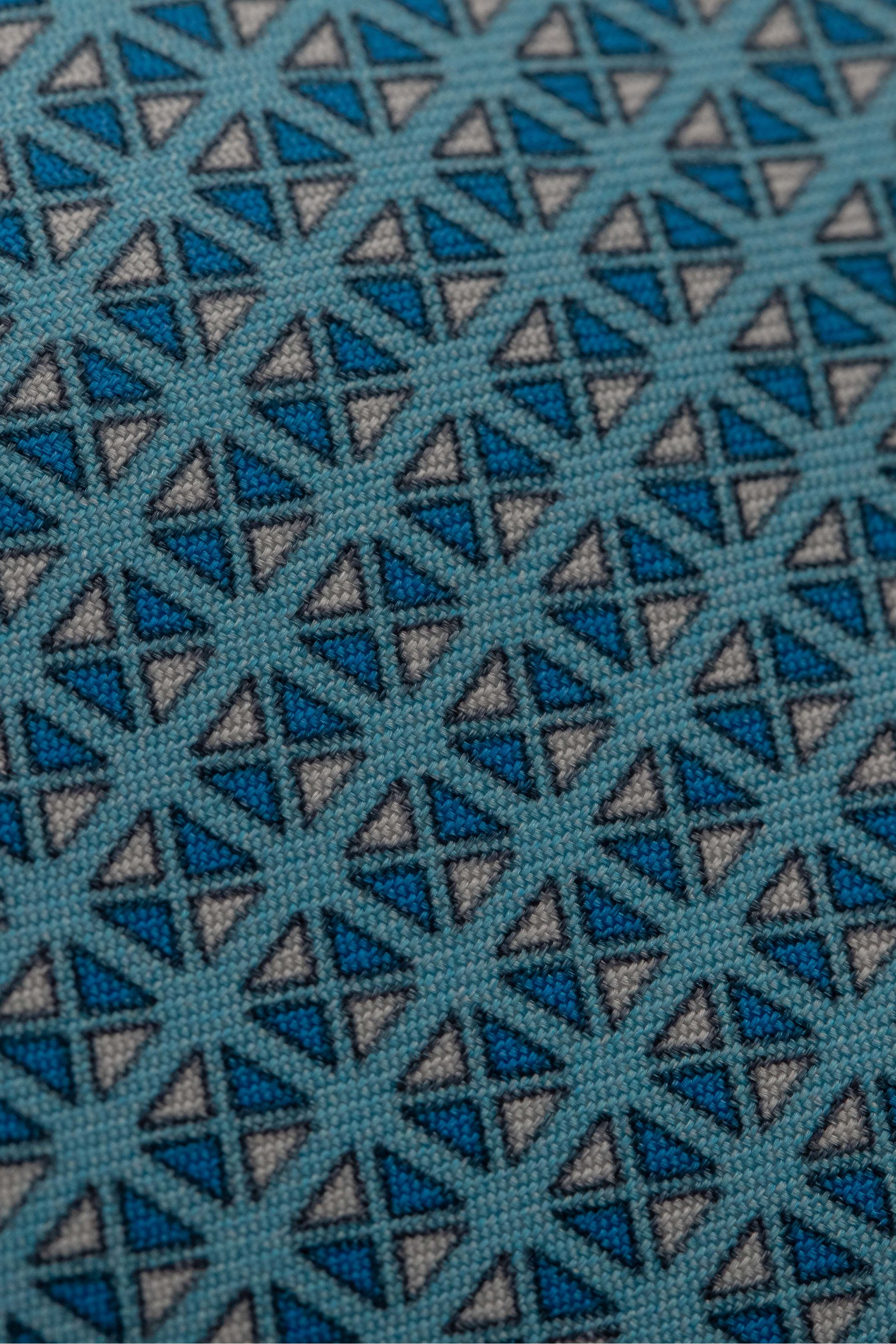 Gravata Seda Italiana Azul 