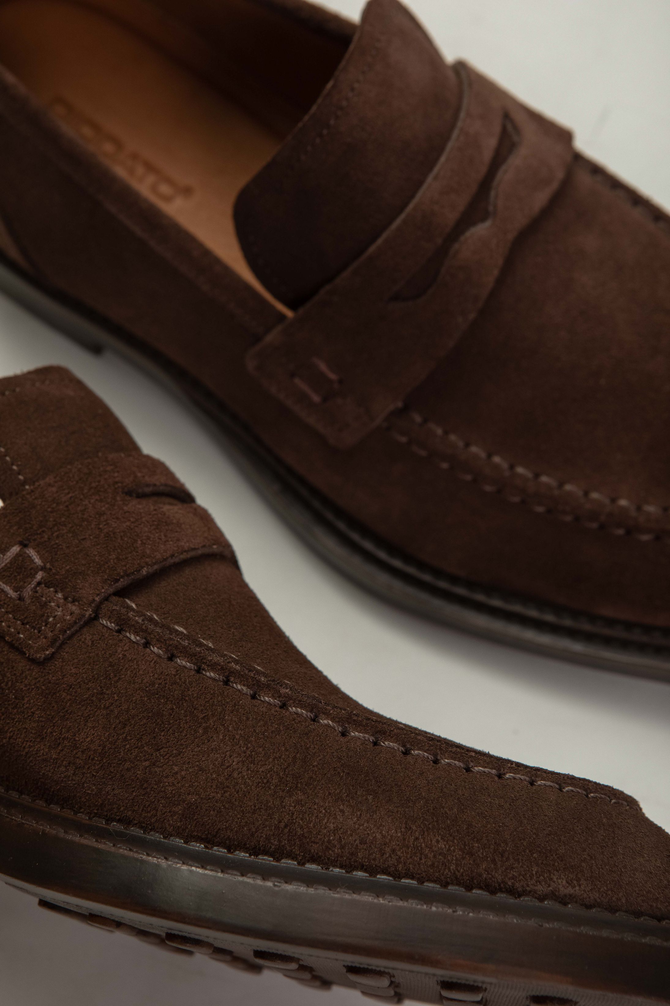Penny Loafer Camurça Milano Terra