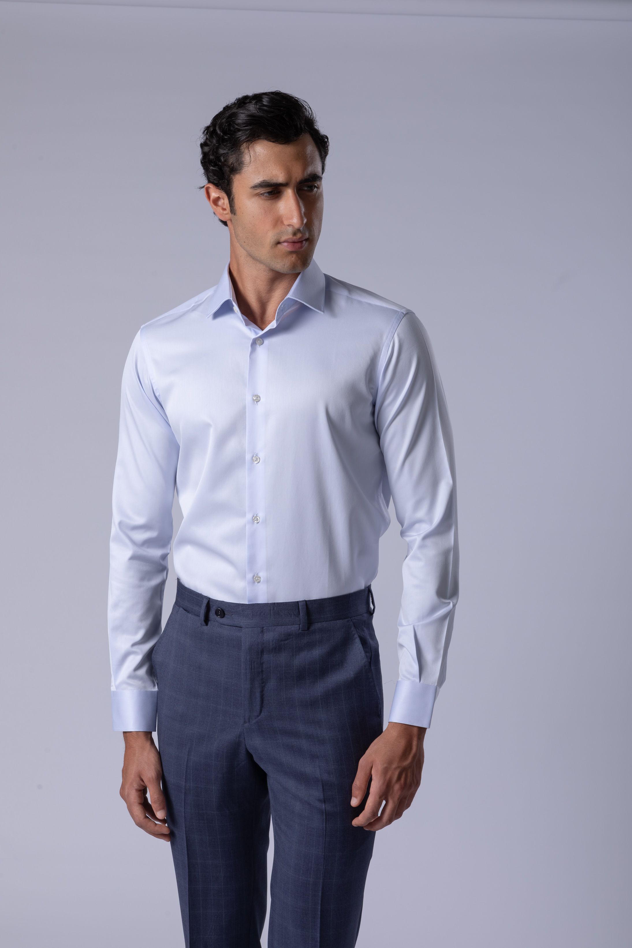 Camisa Social Regular Fio 140 Extra longo - Diodato Alfaiataria