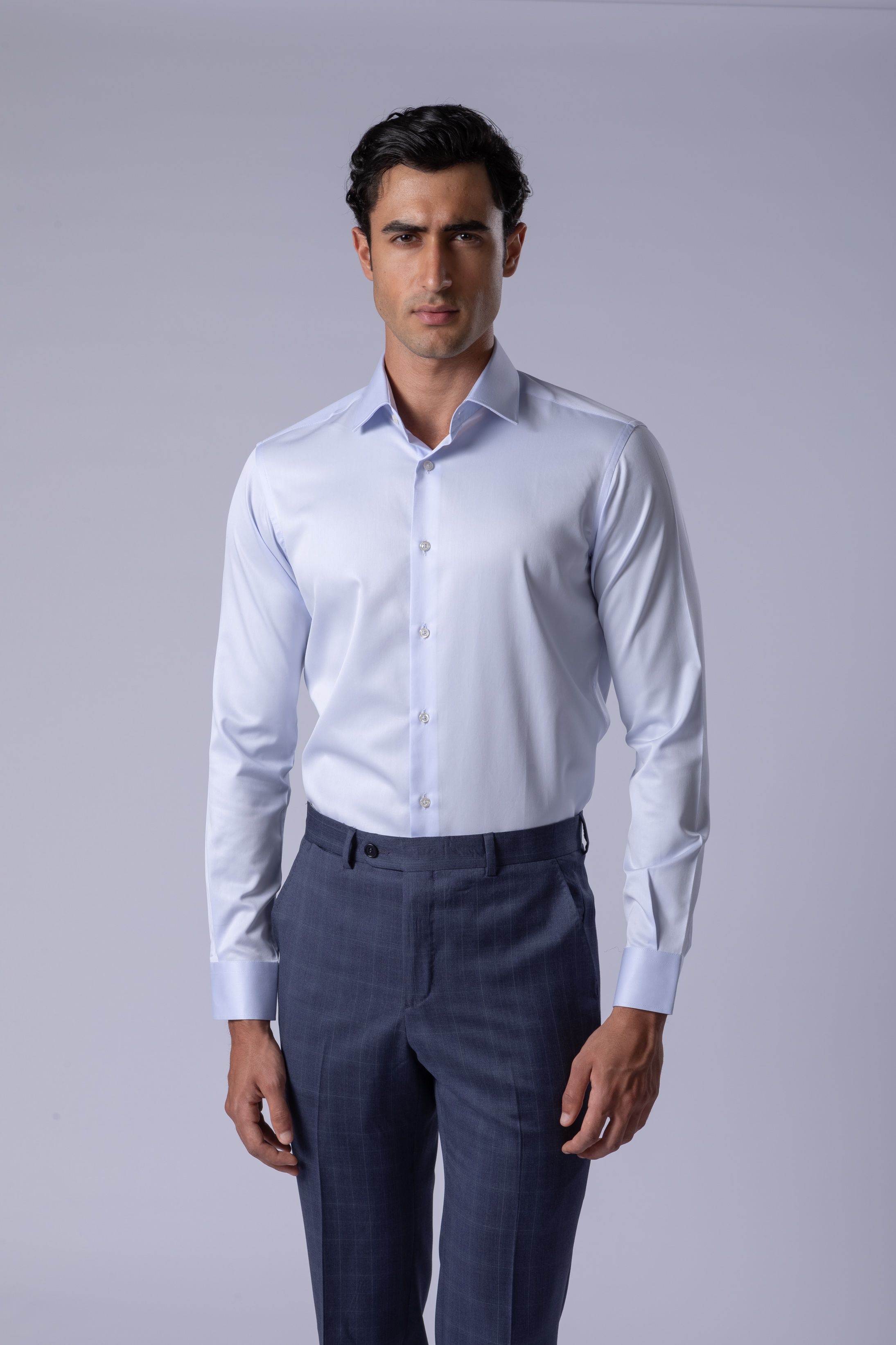 Camisa Social Slim Fit Fio 140 Extra longo - Diodato Alfaiataria