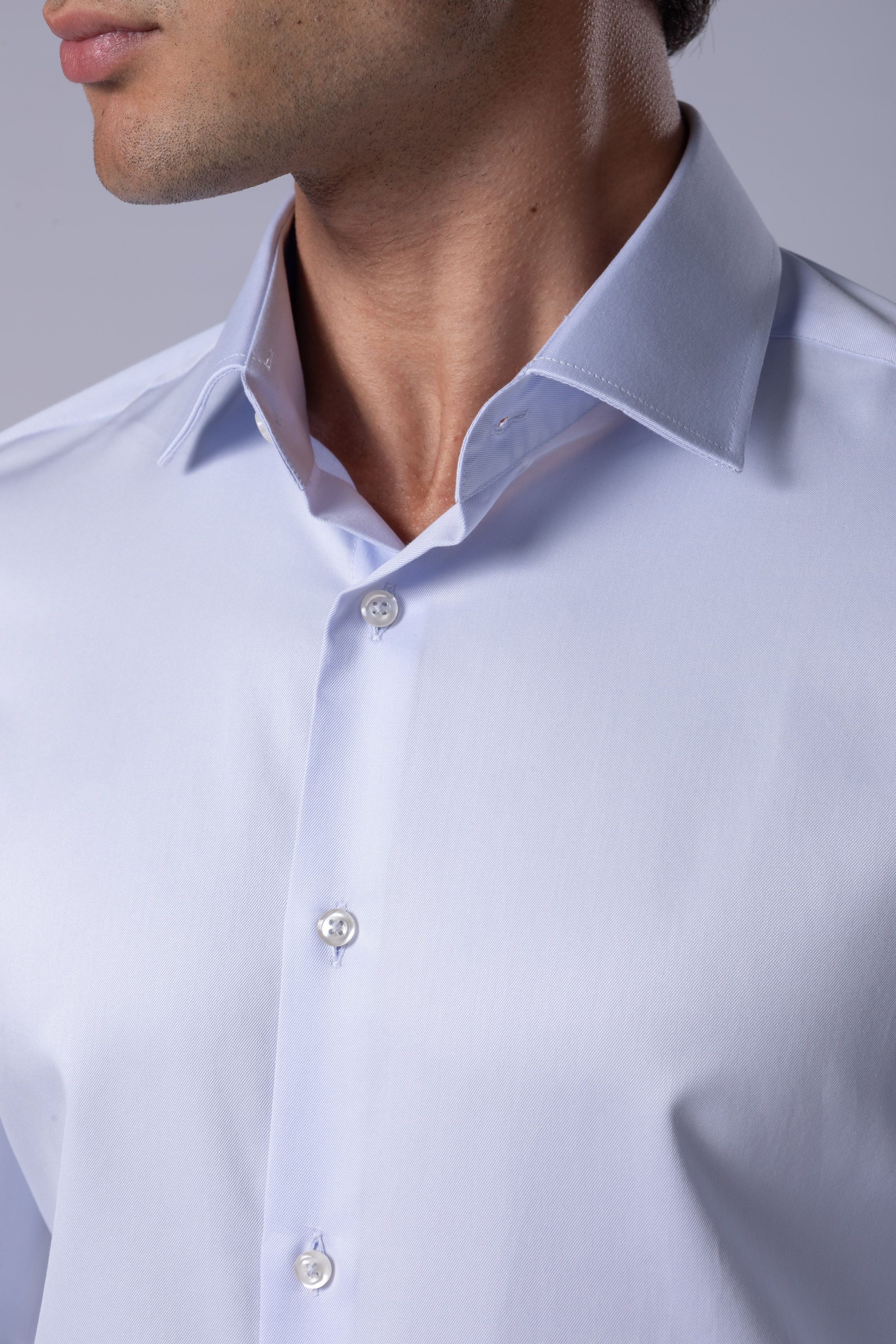 Camisa Social Slim Fit Fio 140 Extra longo 