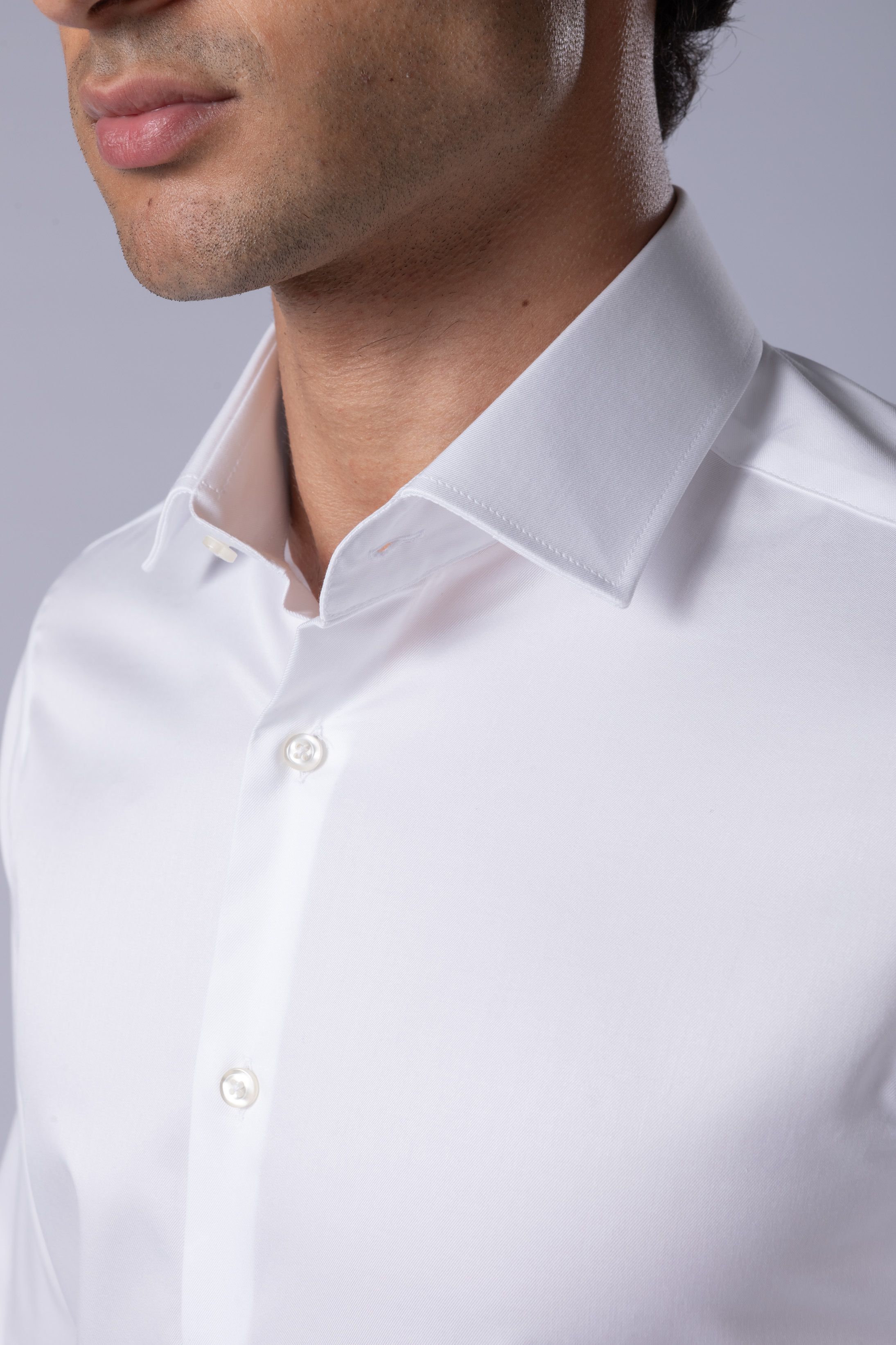 Camisa Social Slim fit Fio 140 Extra longo