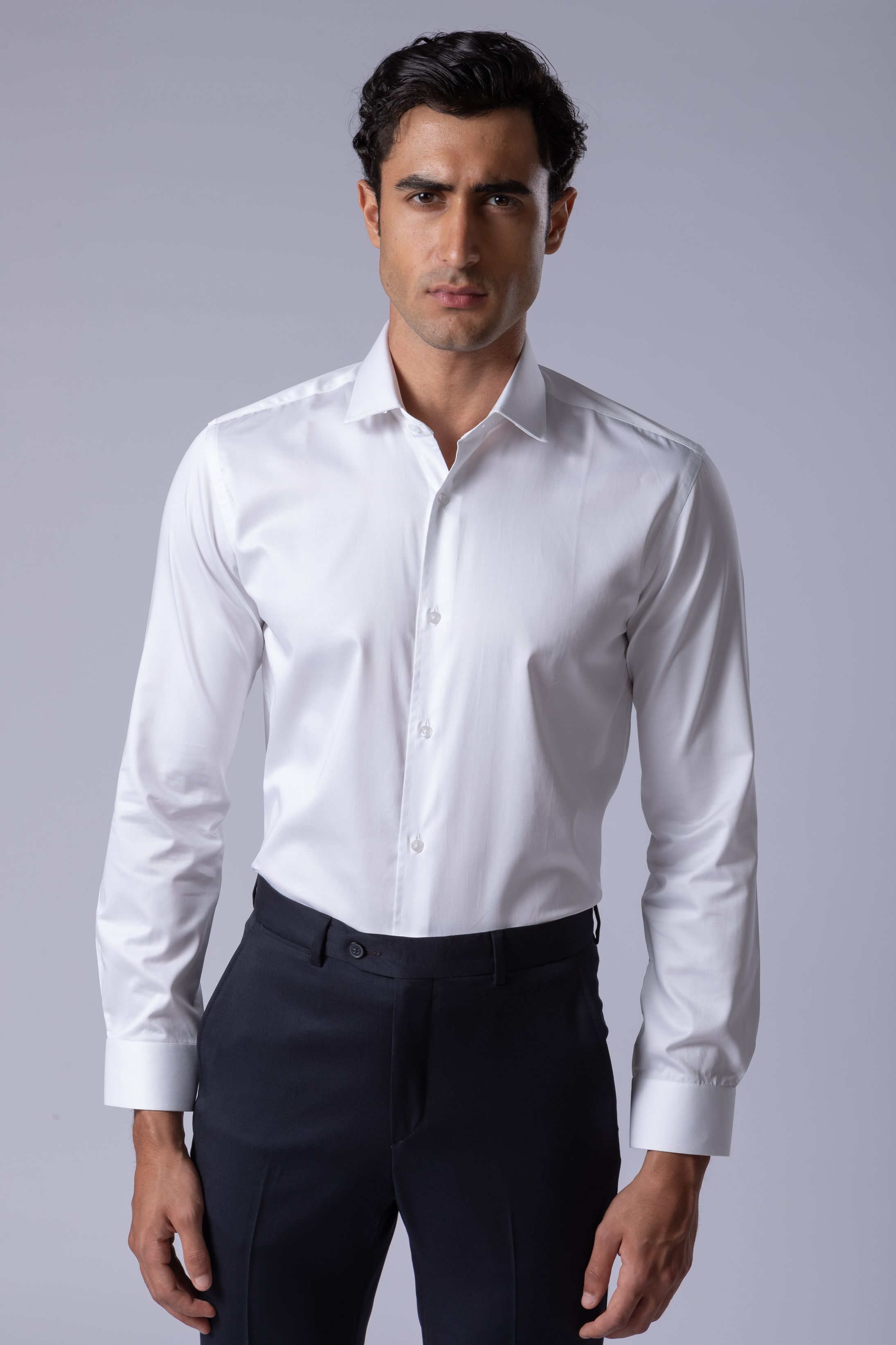 Camisa Social Slim fit fio 100 - Diodato Alfaiataria