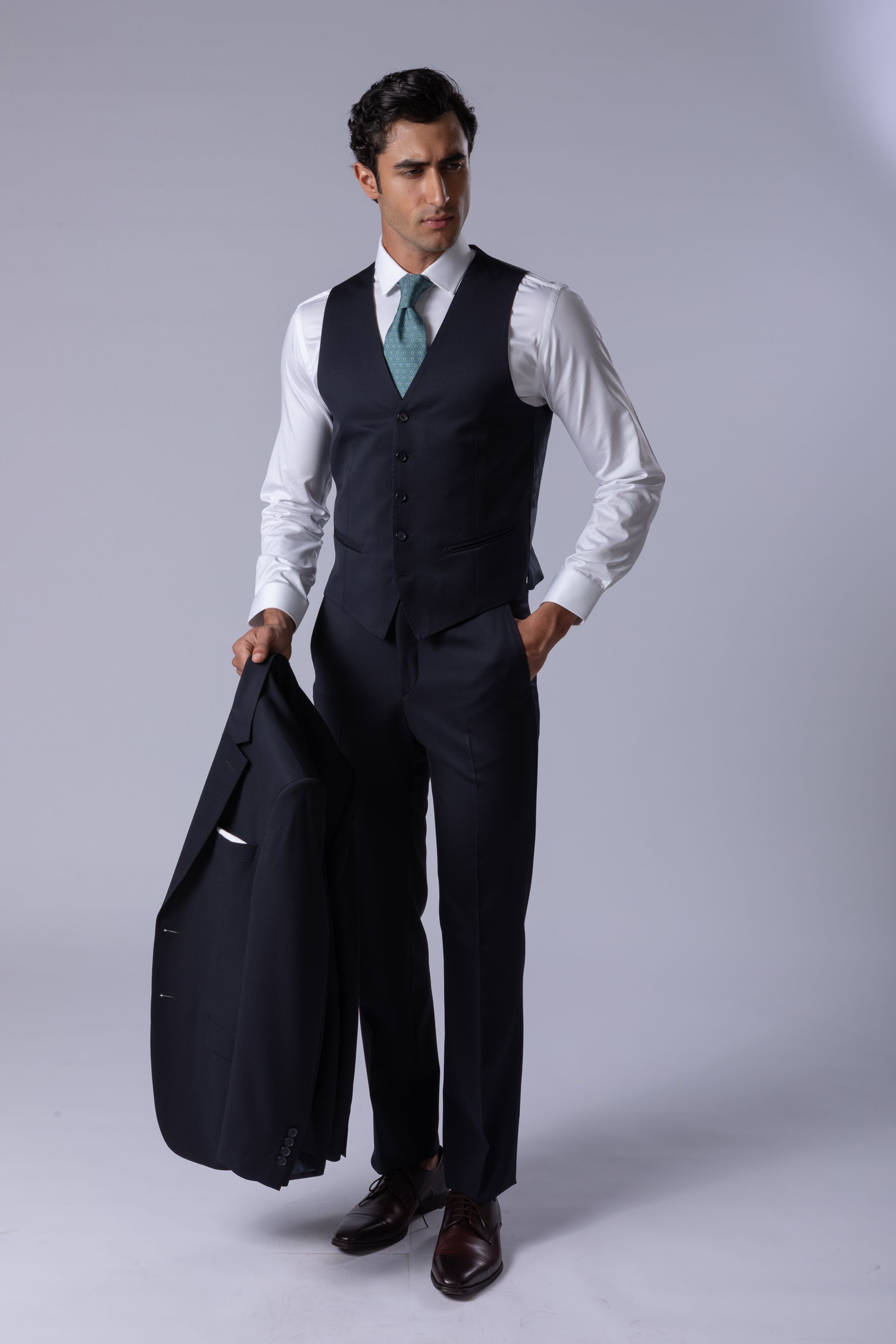 Terno Super 120 Slim Marinho noite