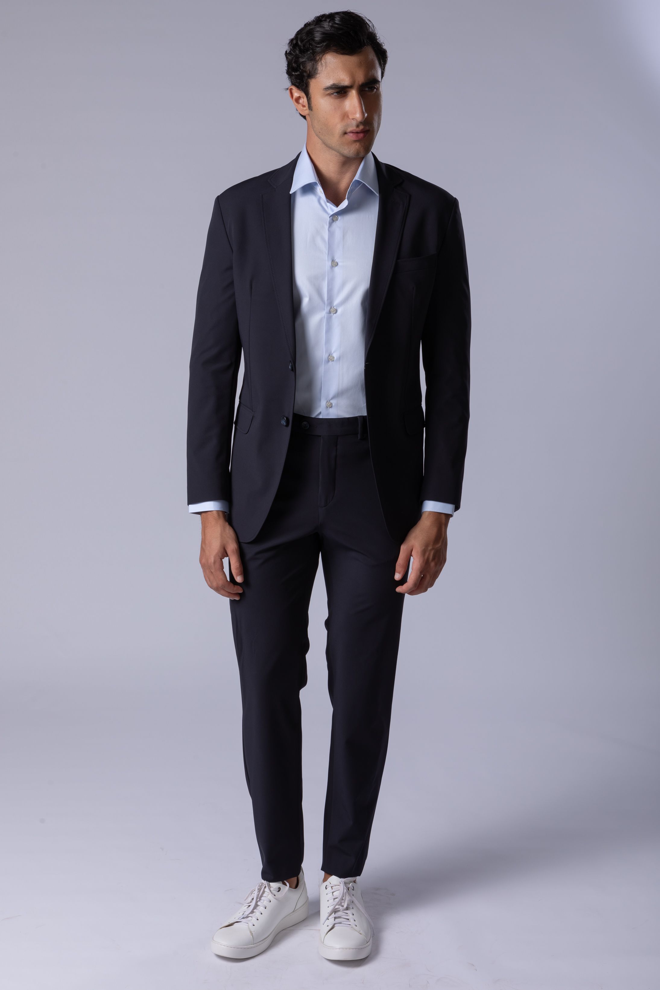 Costume Slim fit Tecido Tecnológico Firenze Marinh... - Diodato Alfaiataria