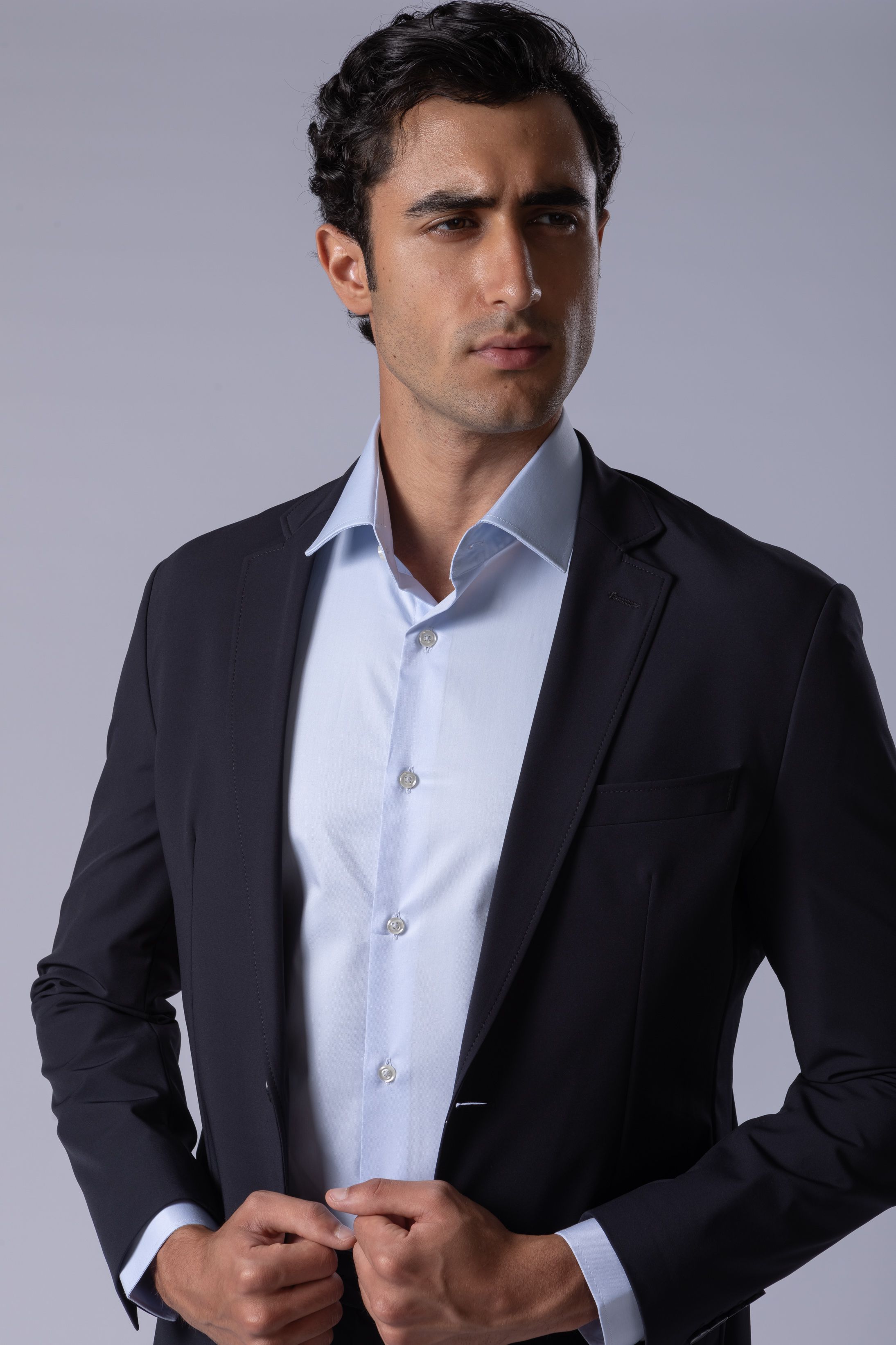 Costume Slim fit Tecido Tecnológico Firenze Marinho noite