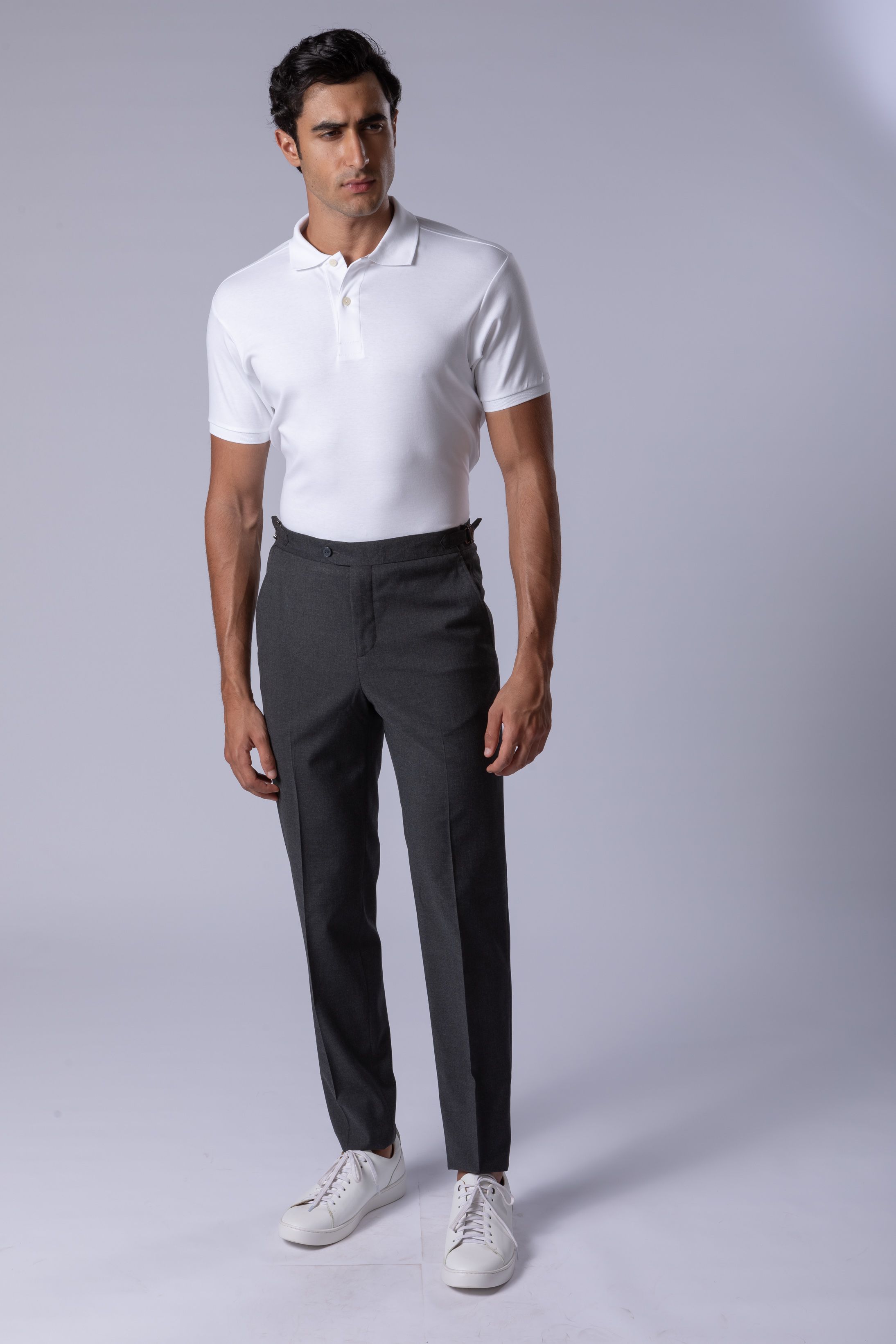 Calça social Slim Fit Milano Grafite - Diodato Alfaiataria