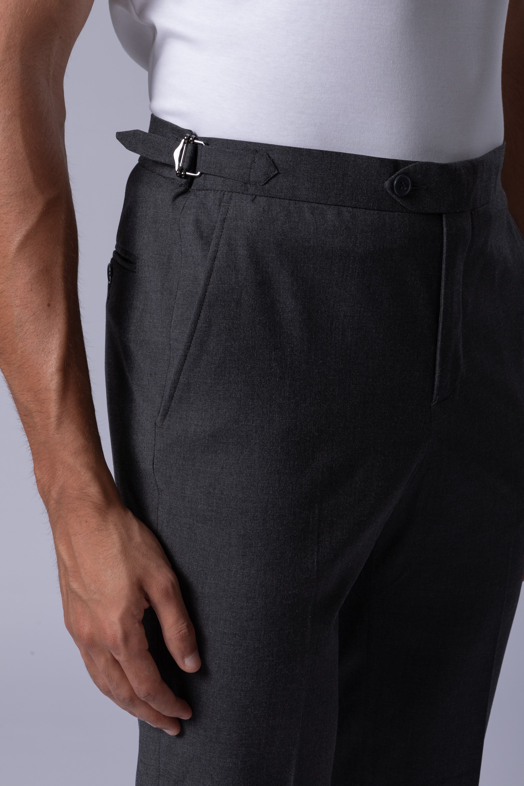 Calça social Slim Fit Milano Grafite