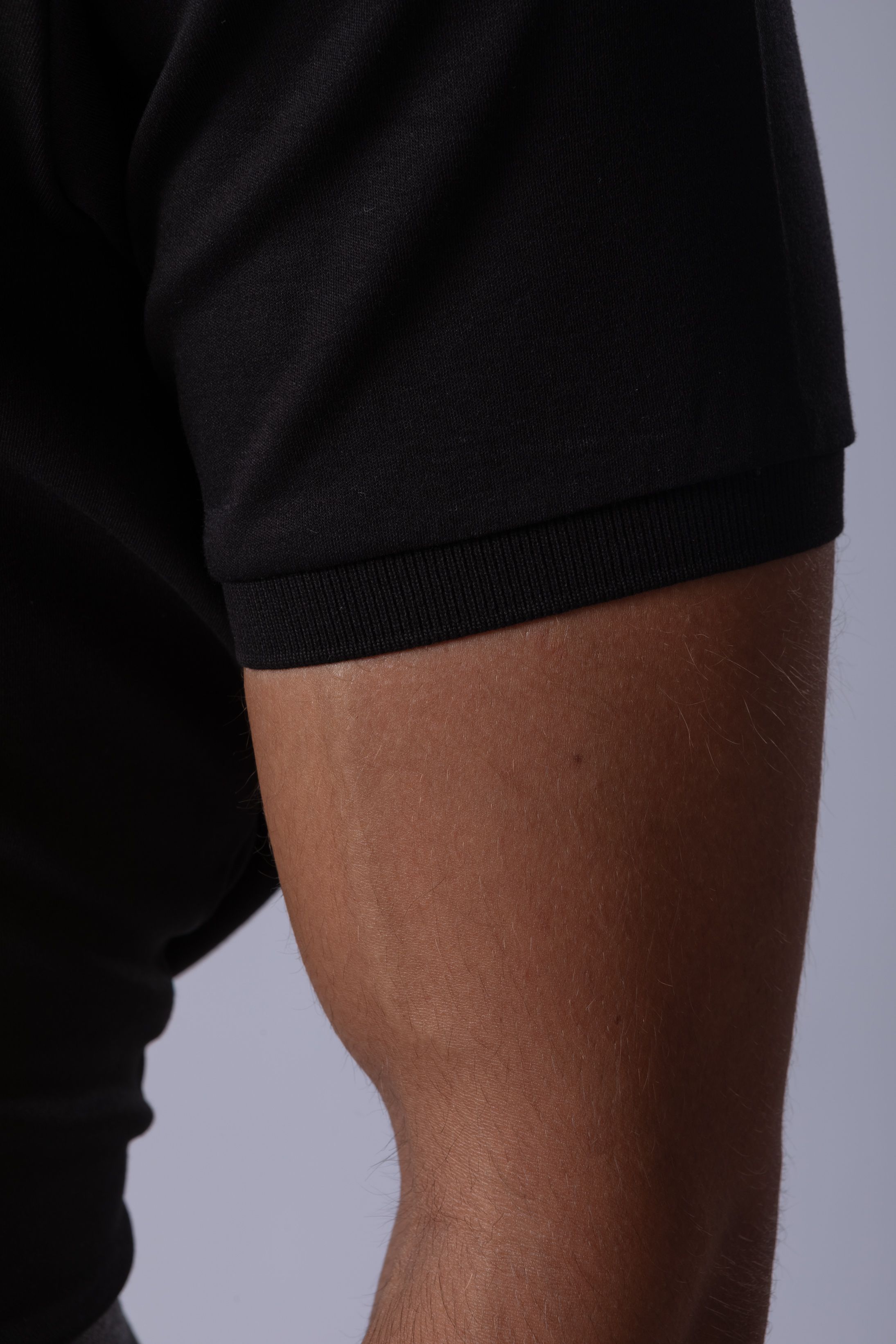 Camisa Polo Malha Peruana preto