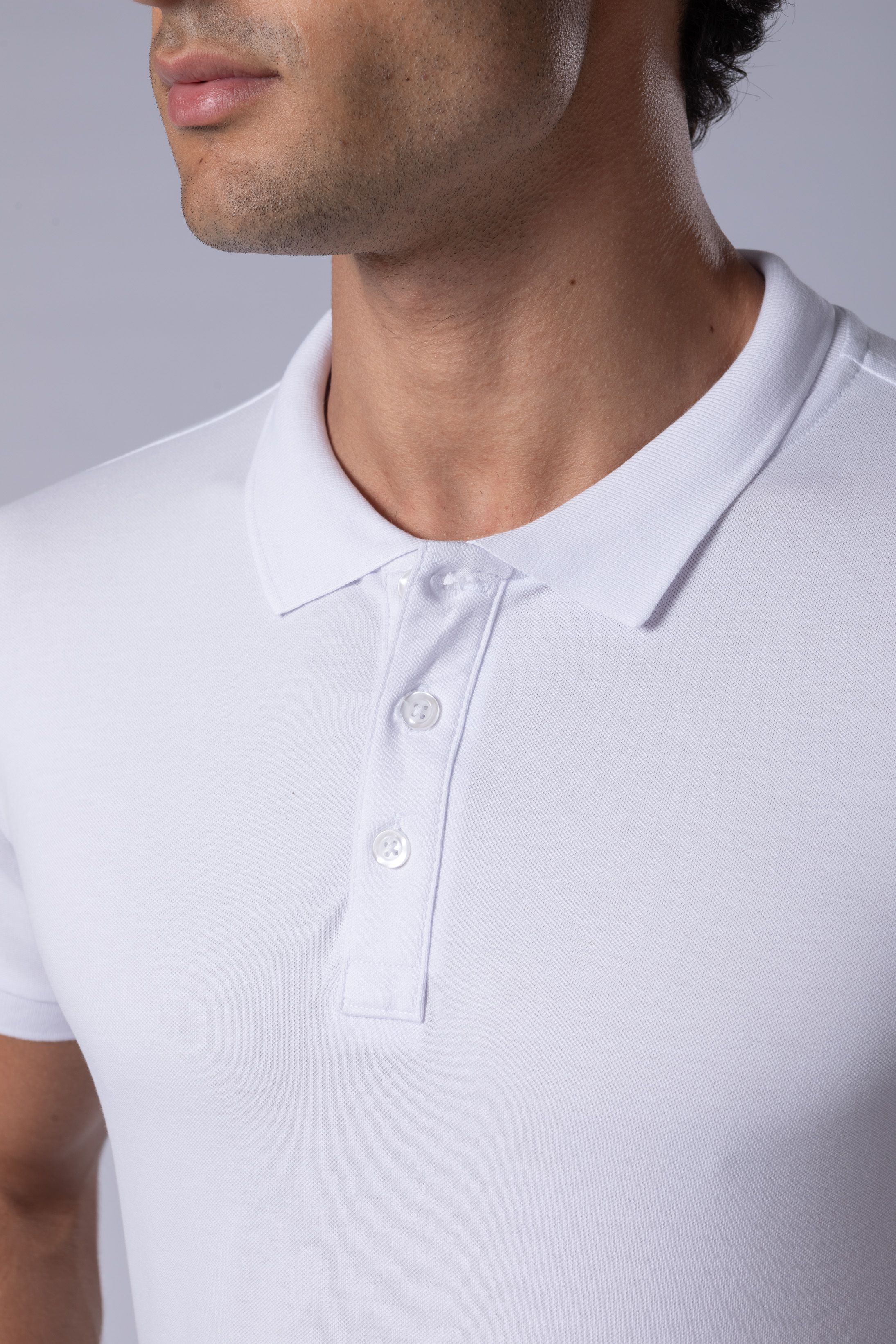 Camisa Polo Piquet Pimma Cotton Branca