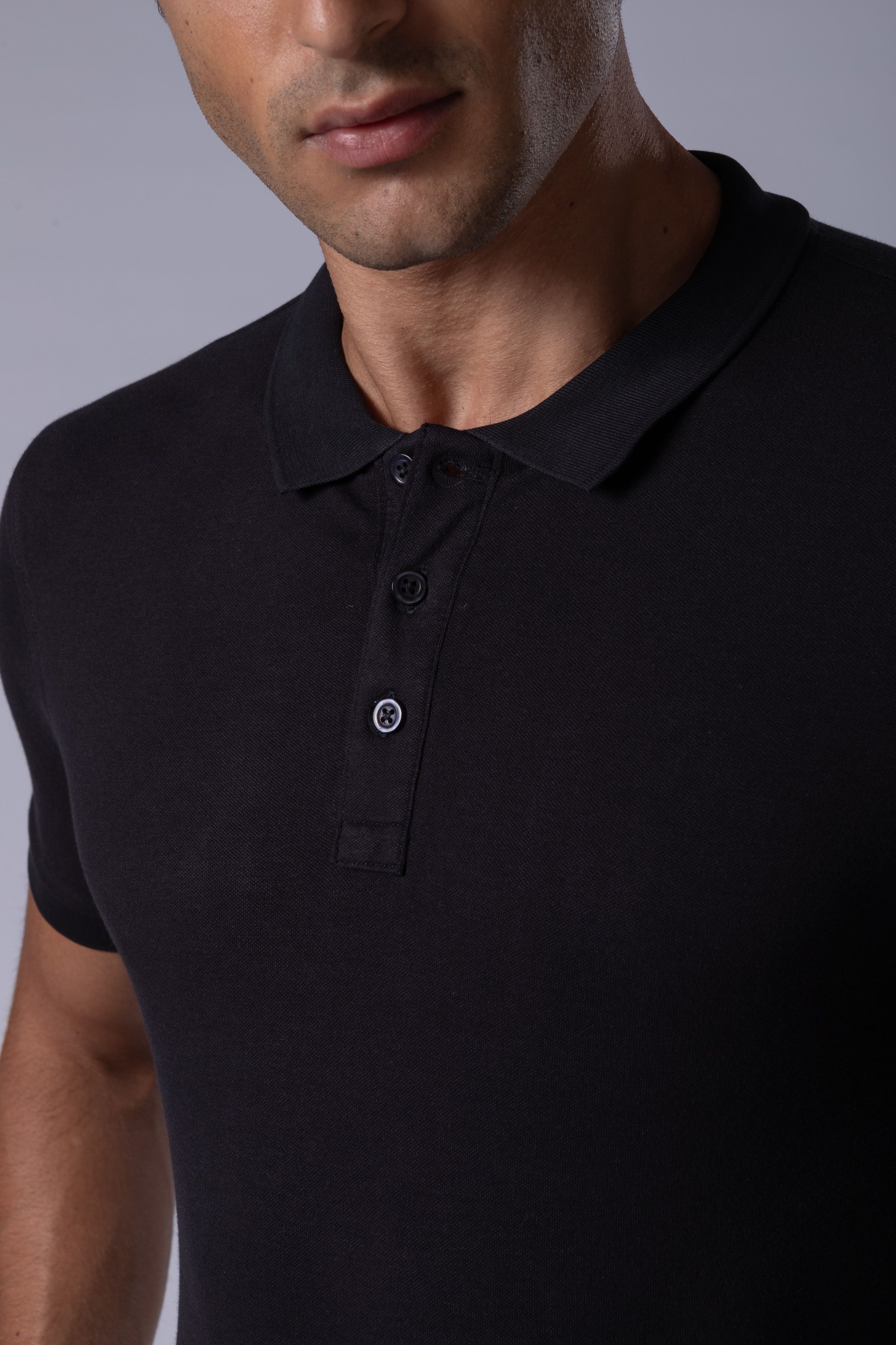 Camisa Polo Piquet Pimma Cotton Preto