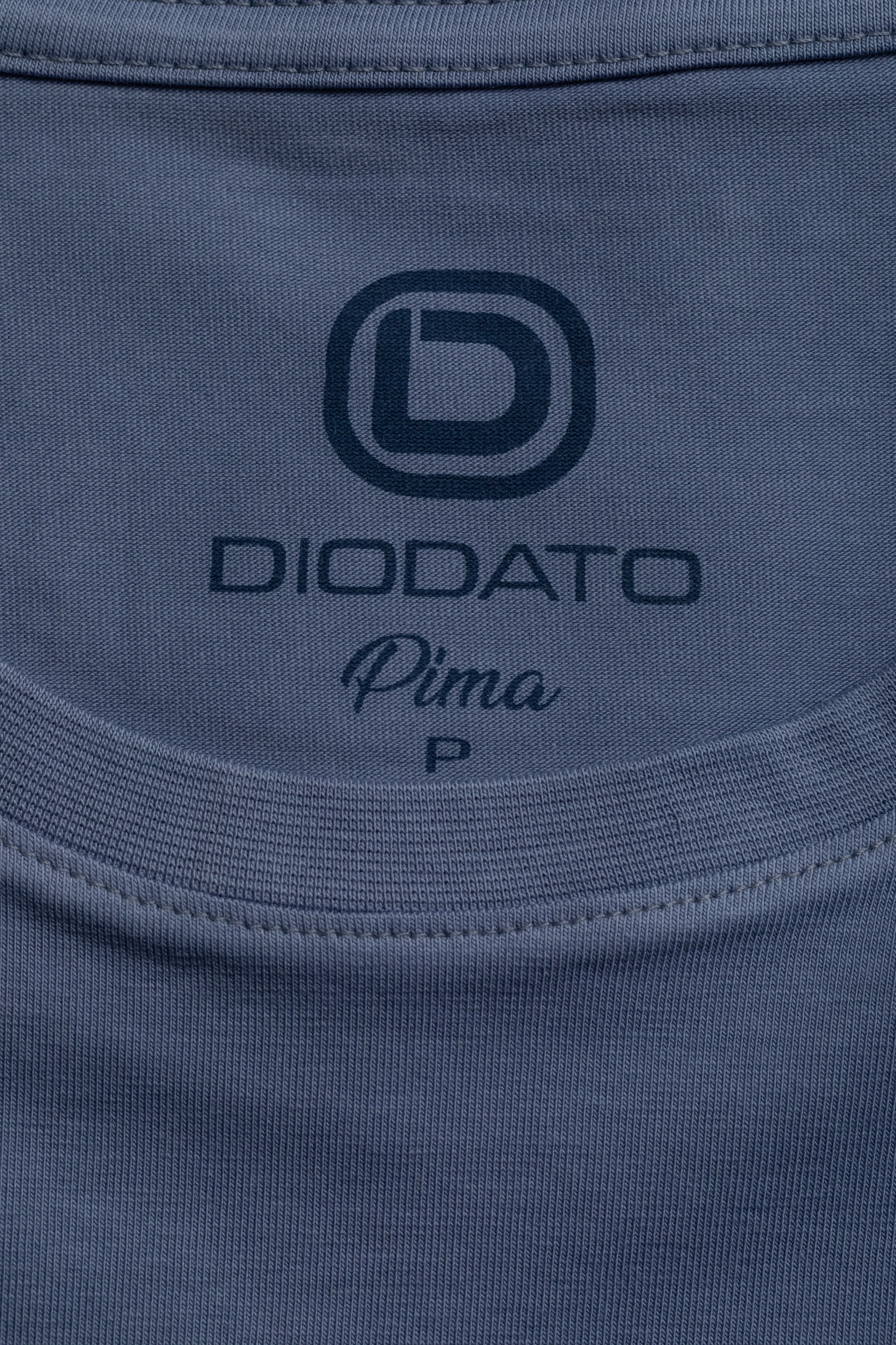 T shirt Pimma Cotton Azul médio - Diodato Alfaiataria