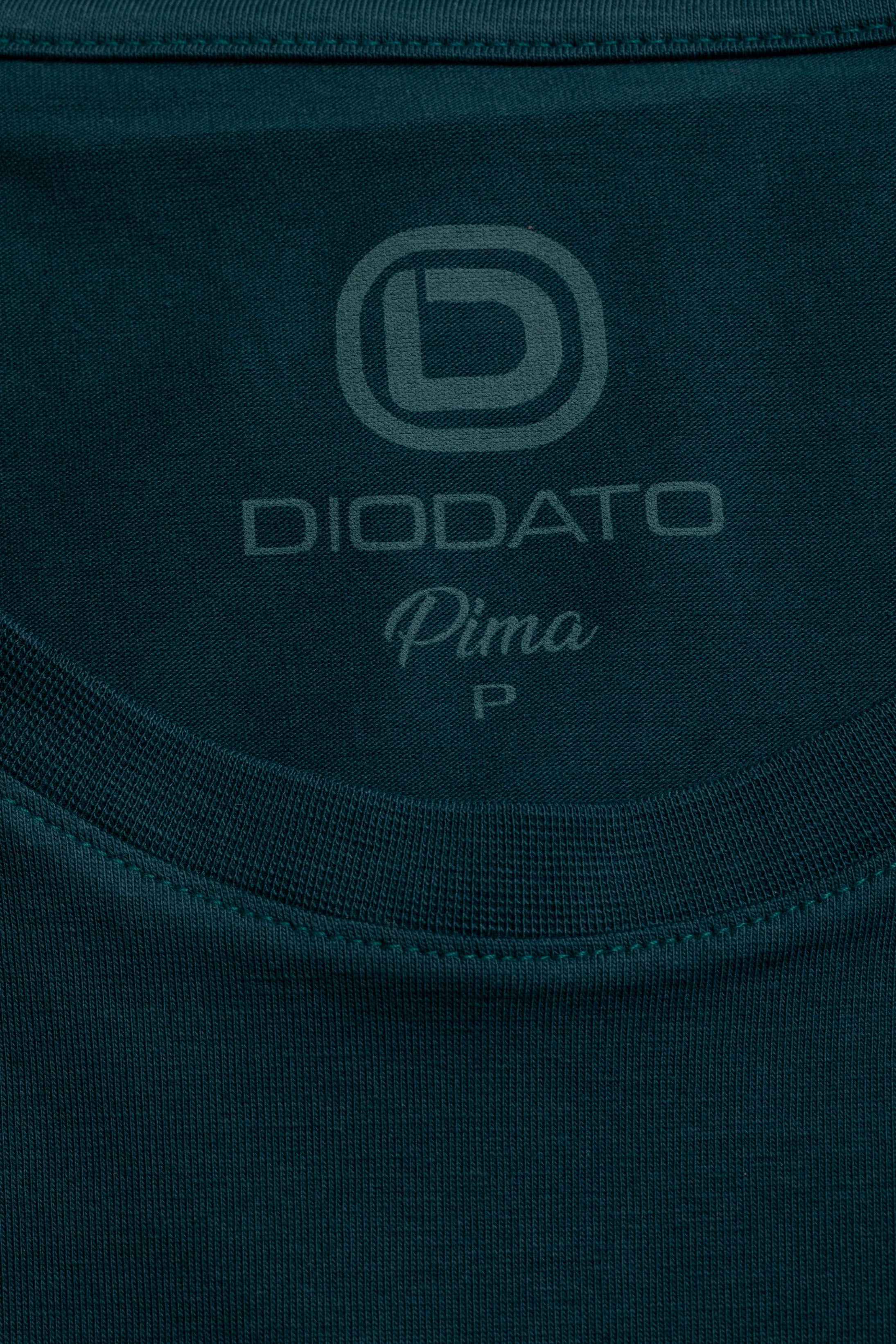 T shirt Pimma Cotton Verde escuro - Diodato Alfaiataria
