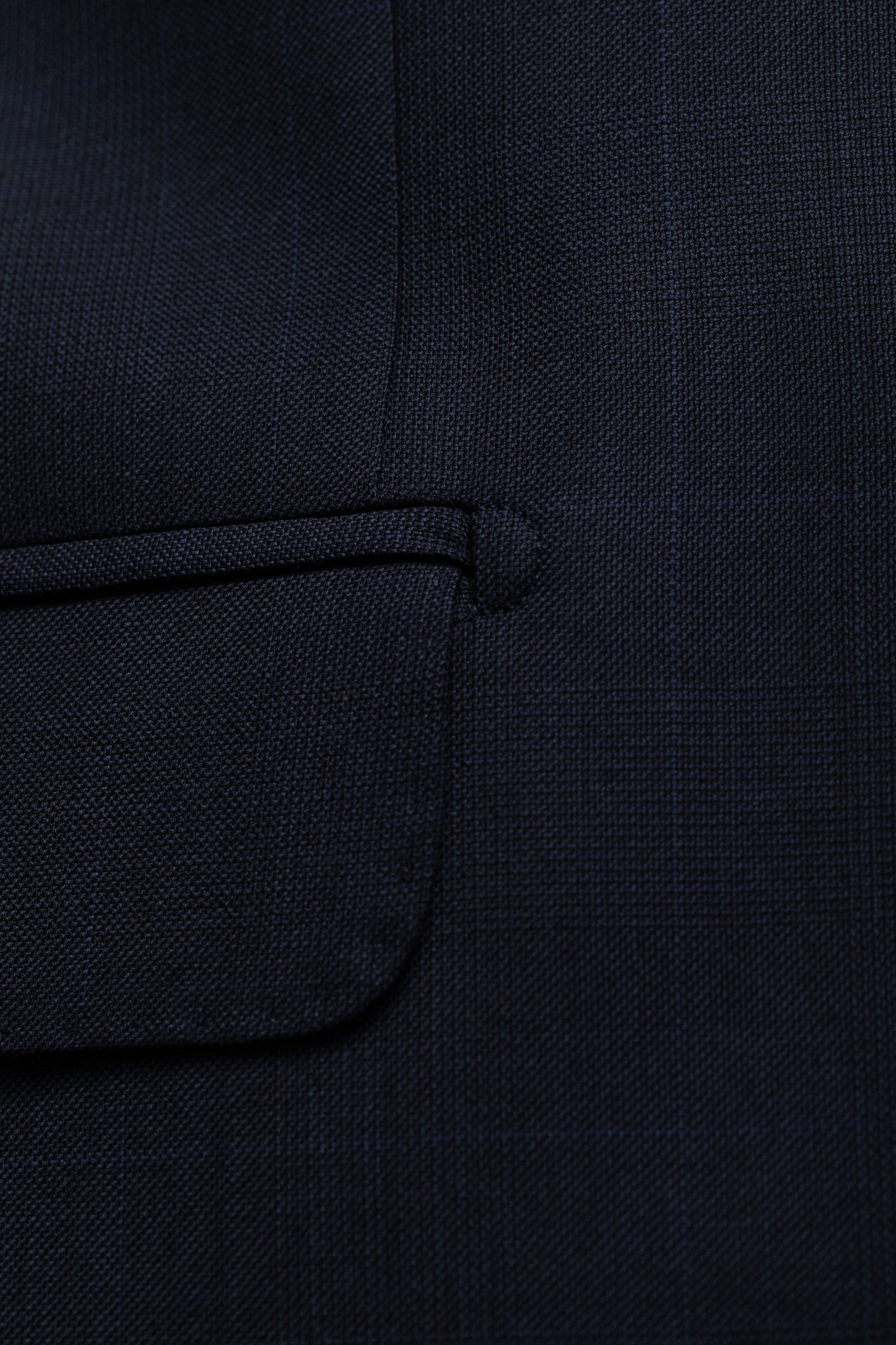 Costume Reda Super 130 Slim Window Pane Marinho