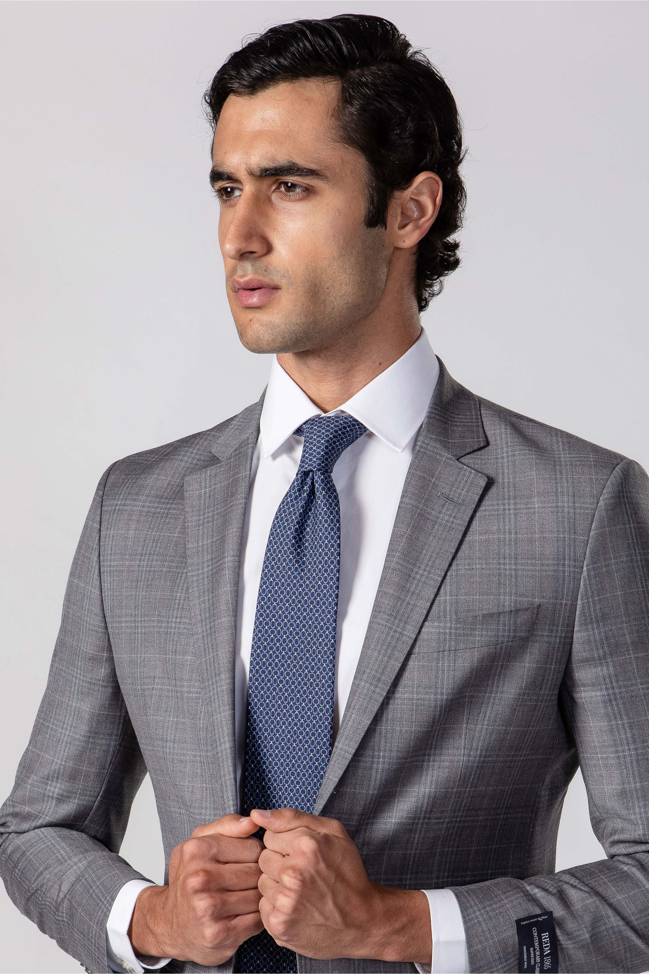 Costume Reda Super 130 Slim Window Pane - Diodato Alfaiataria