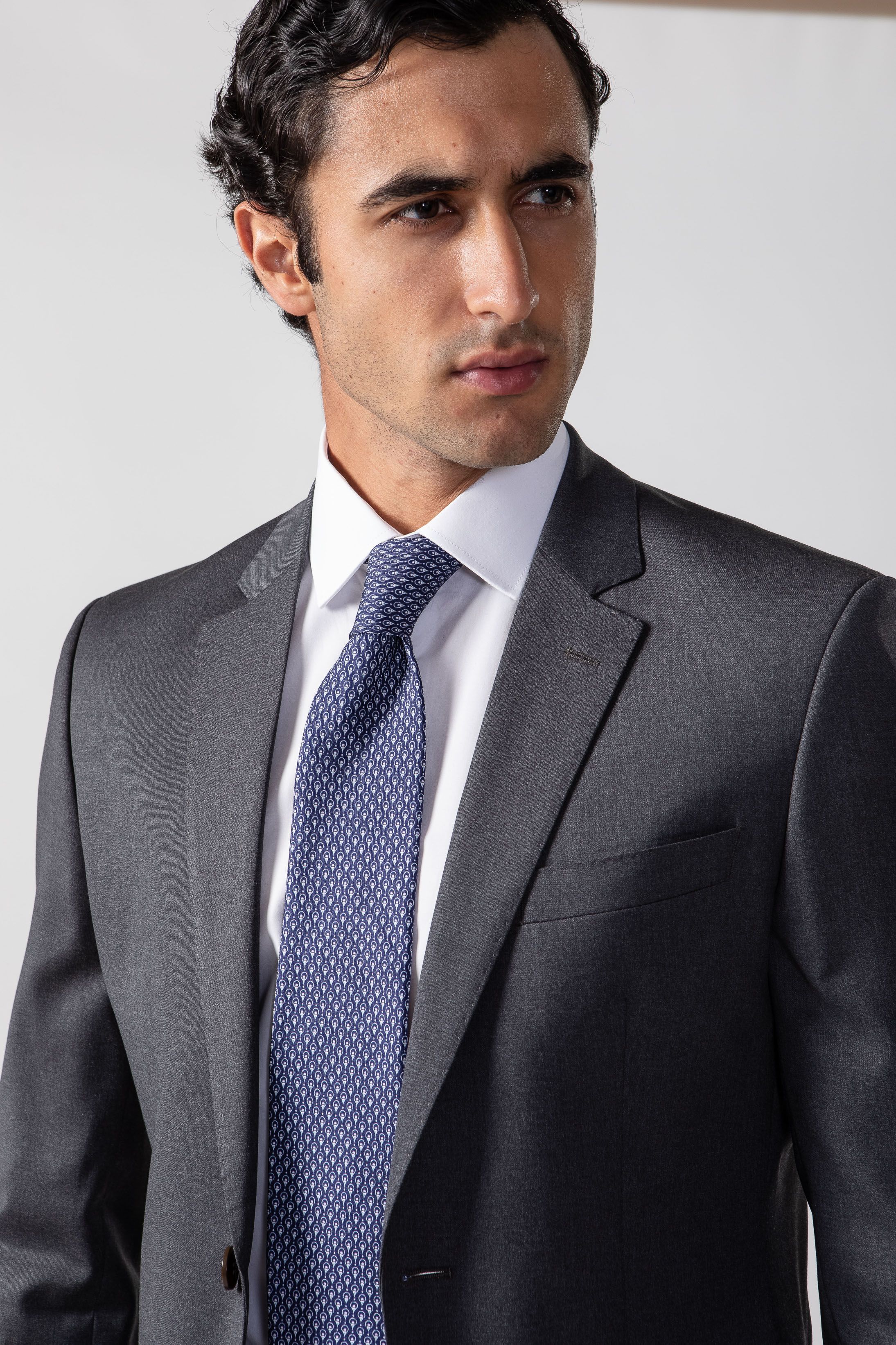 Costume Reda Super 110 Slim Cinza médio 