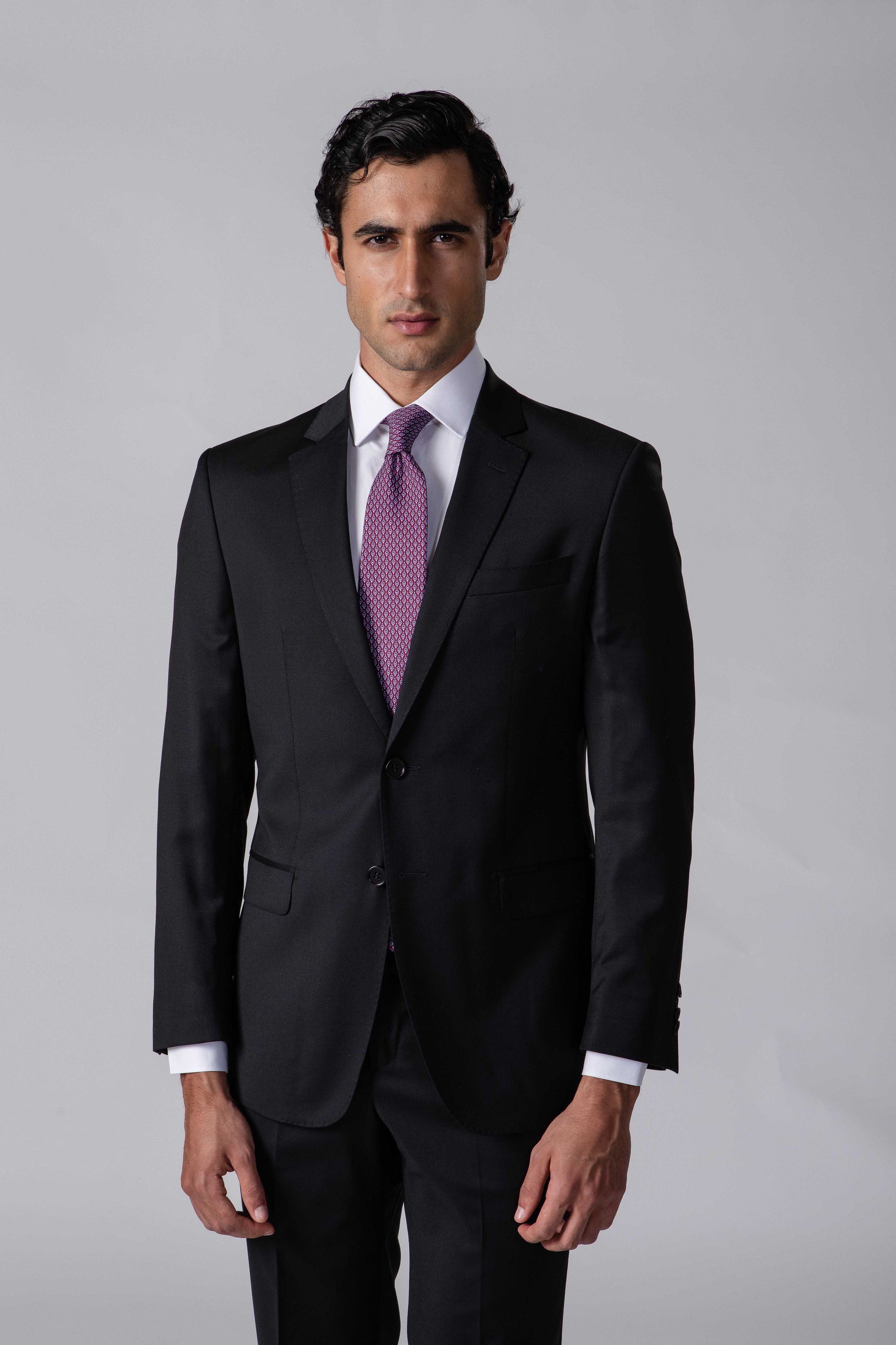 Costume Reda Super 110 Slim Preto - Diodato Alfaiataria