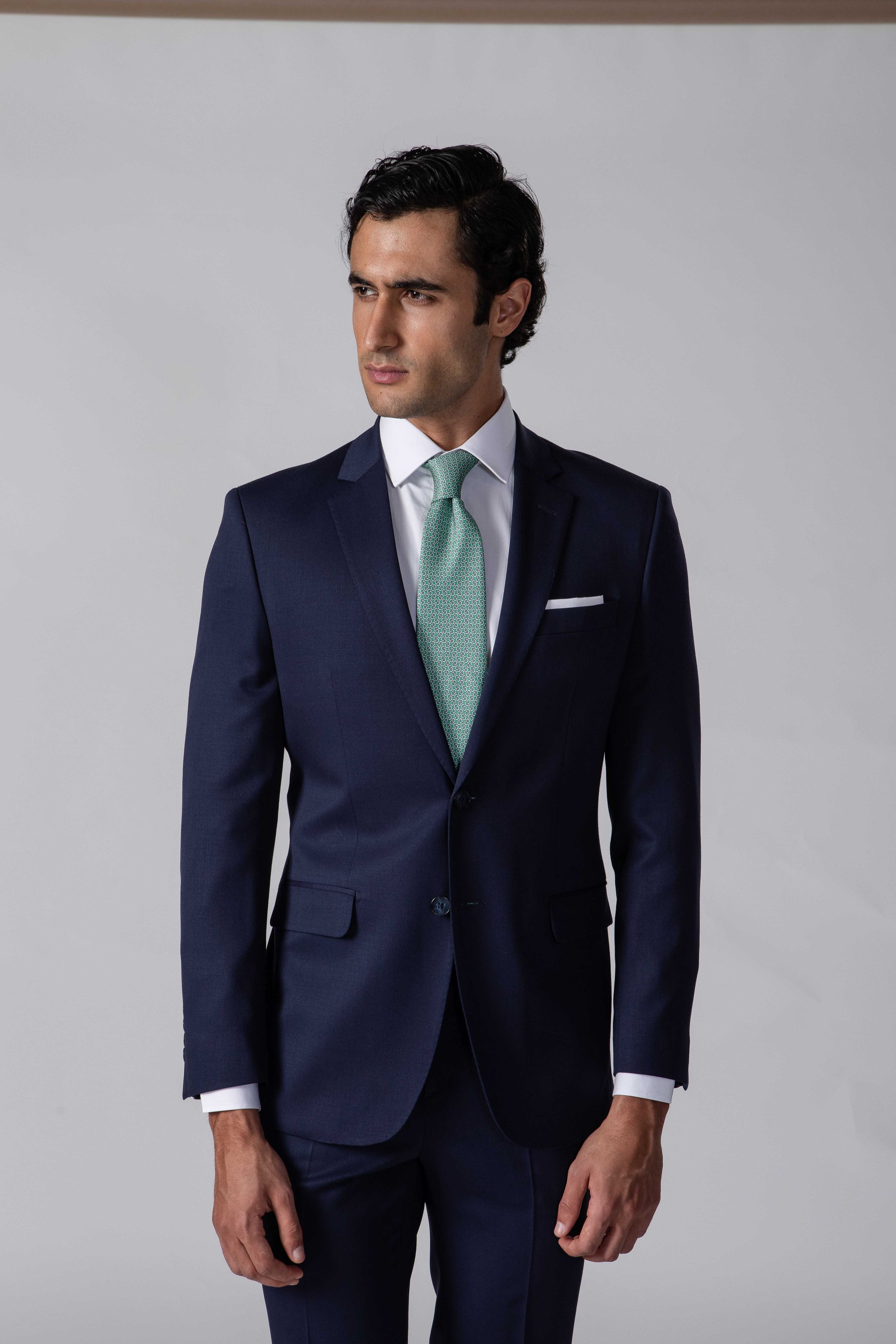 Costume Super 120 Regular Marinho - Diodato Alfaiataria