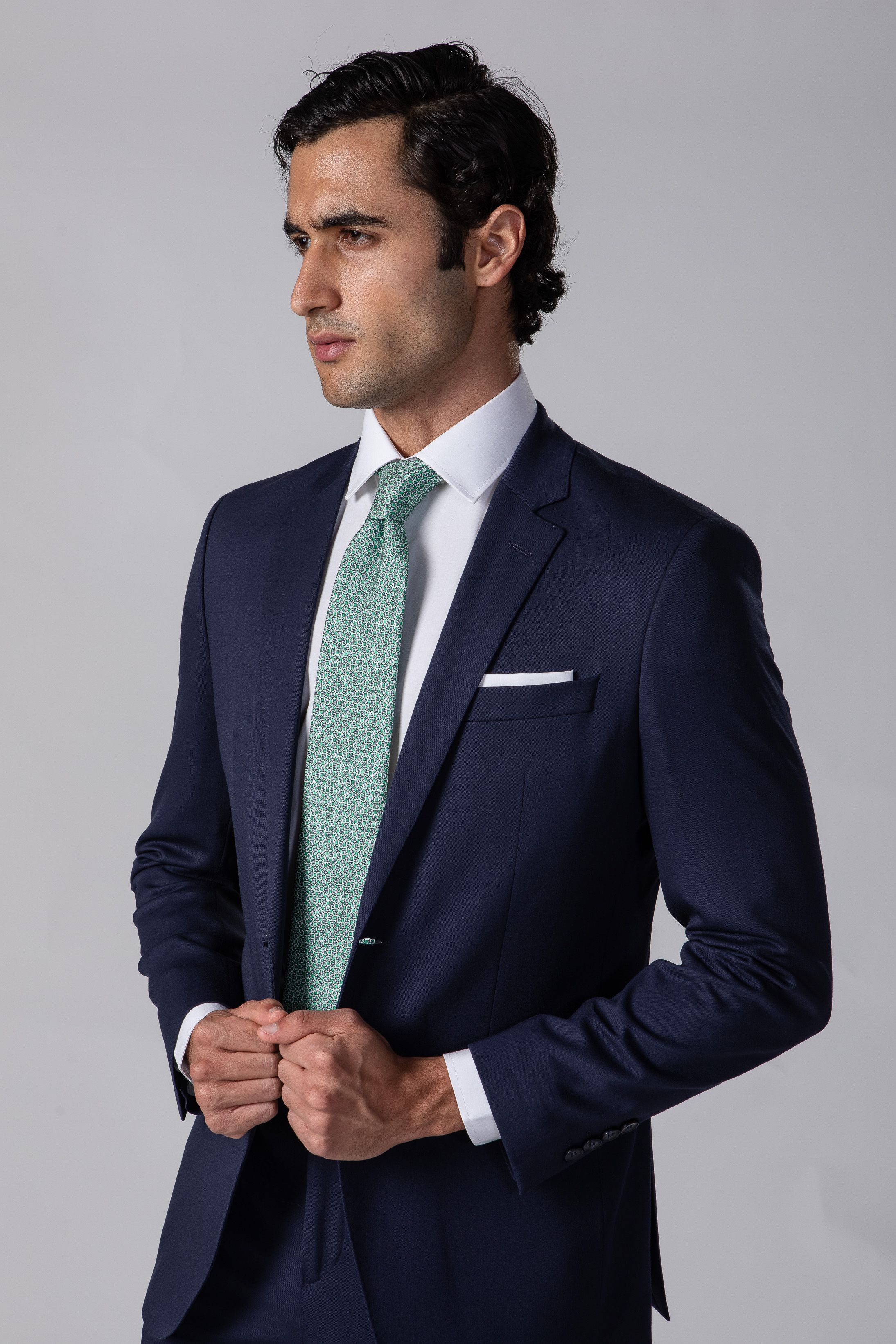 Costume Super 120 Slim Marinho 