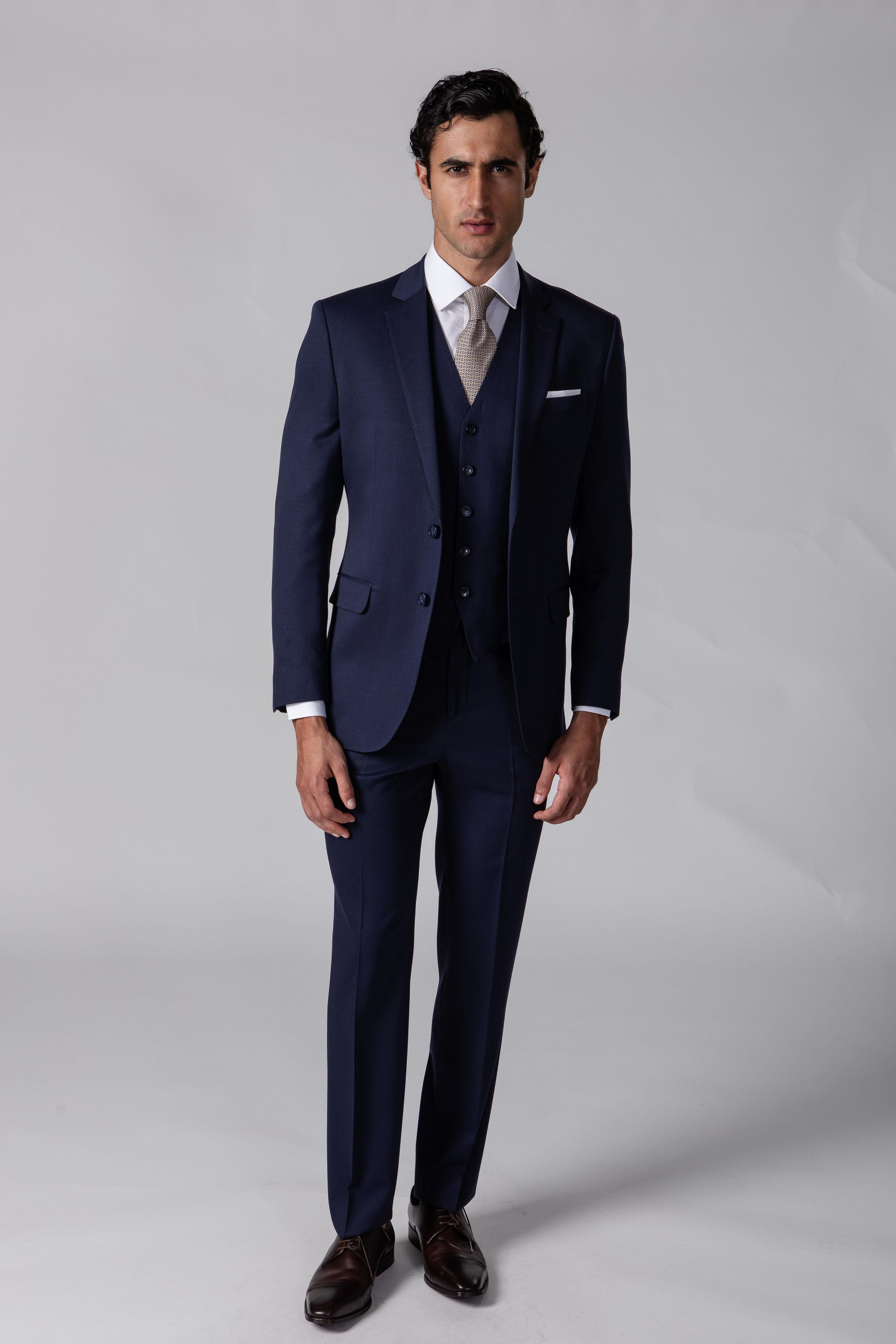 Terno Super 120 Slim Marinho - Diodato Alfaiataria