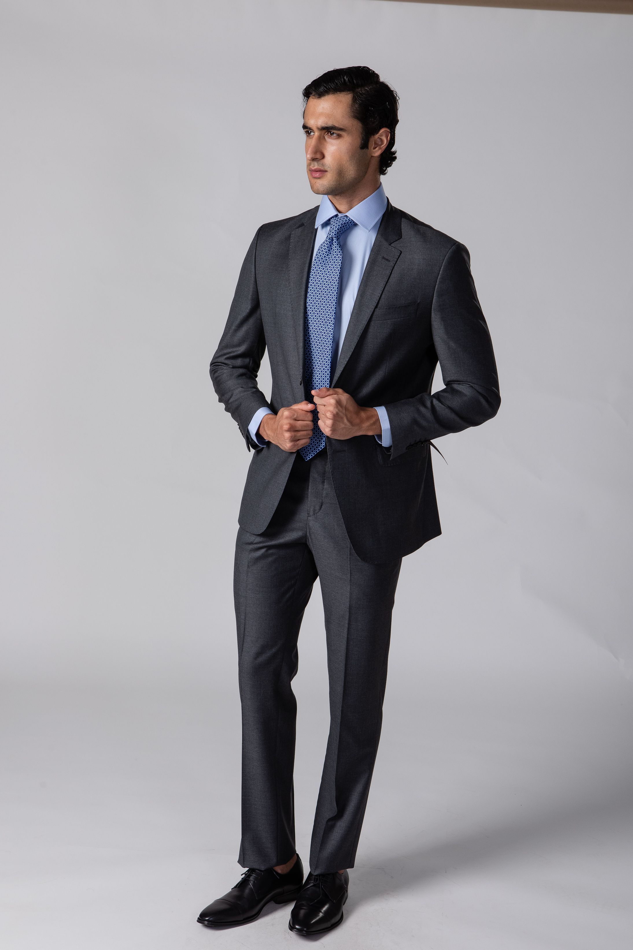Costume Canônico Super 110 Slim Cinza médio