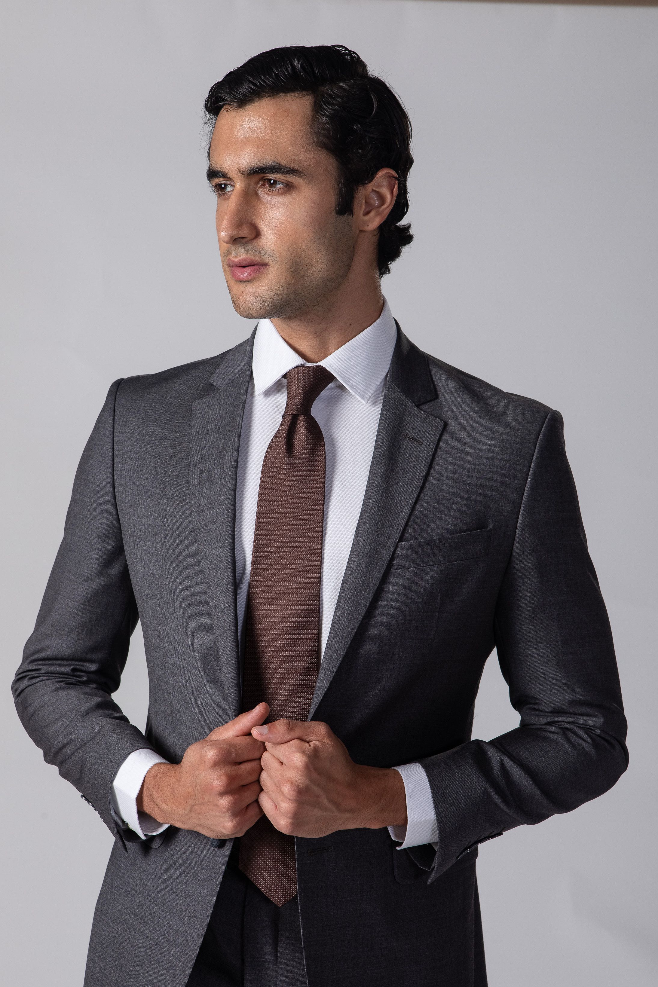 Costume Super 120 Regular Cinza Médio