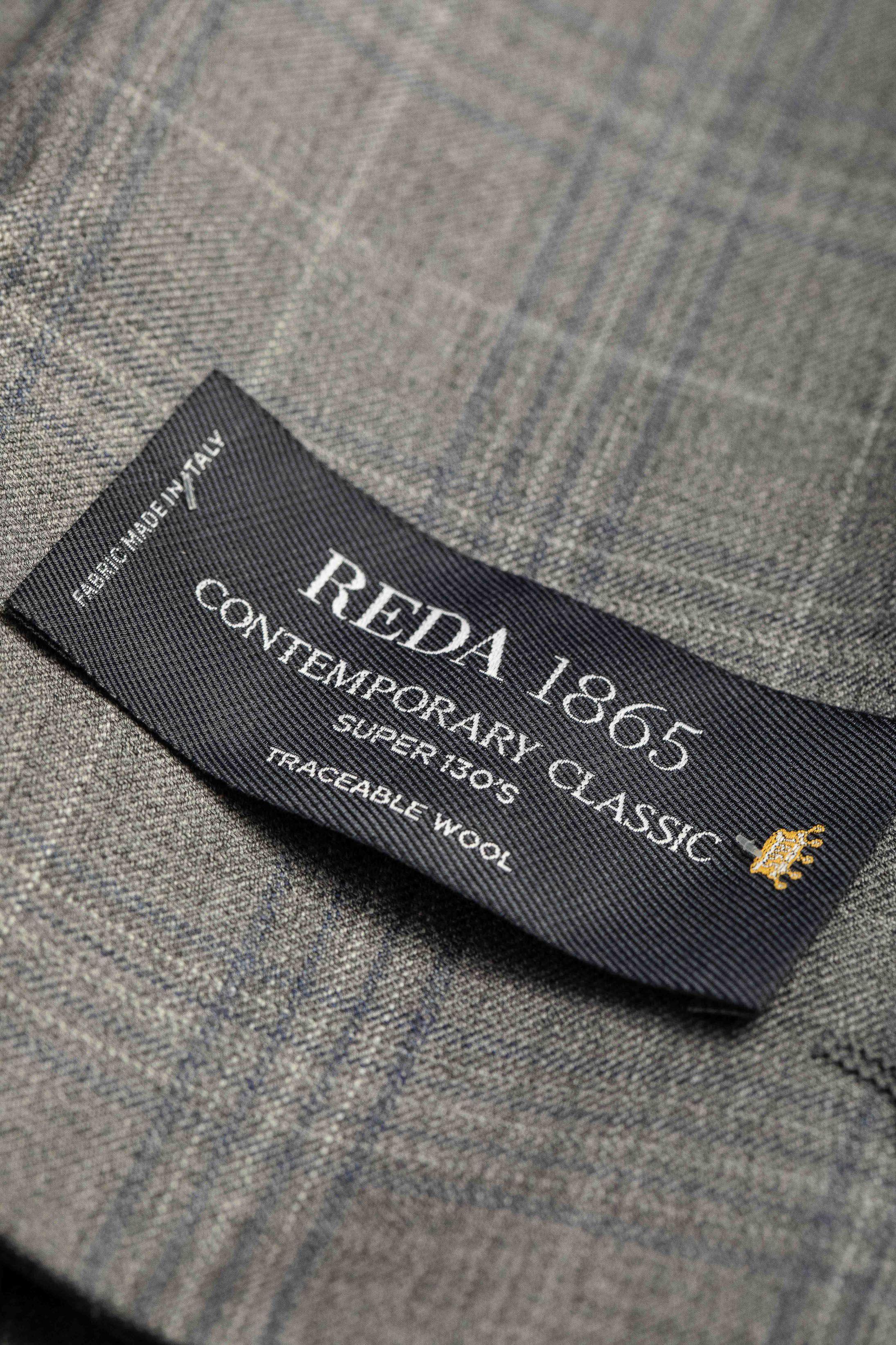 Costume Reda Super 130 Slim Window Pane