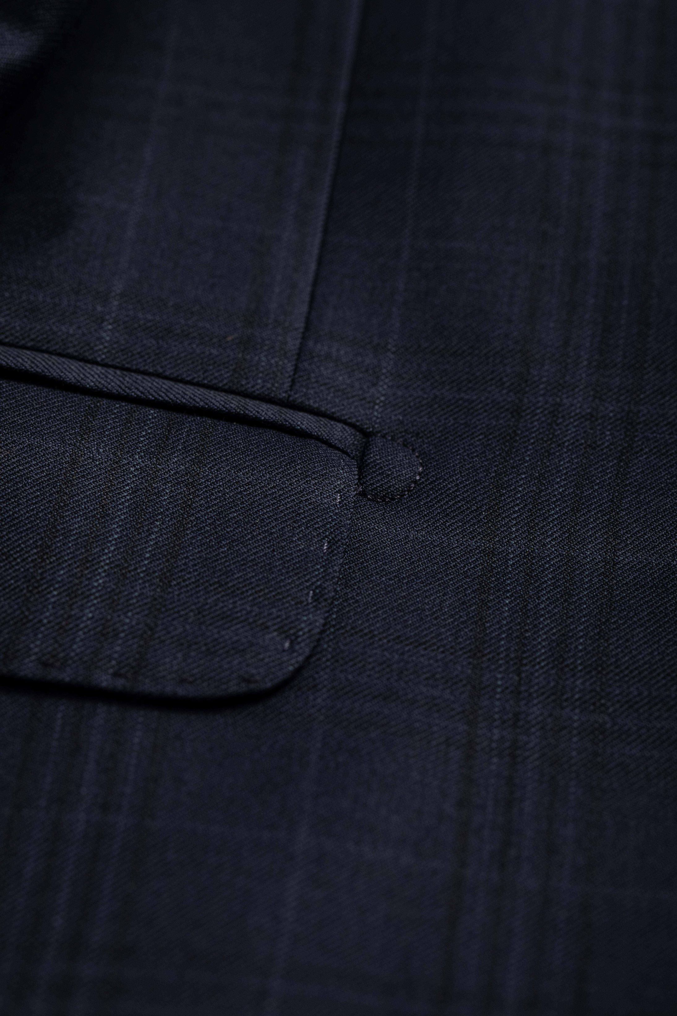 Costume Reda Super 130 Slim Window Pane Marinho