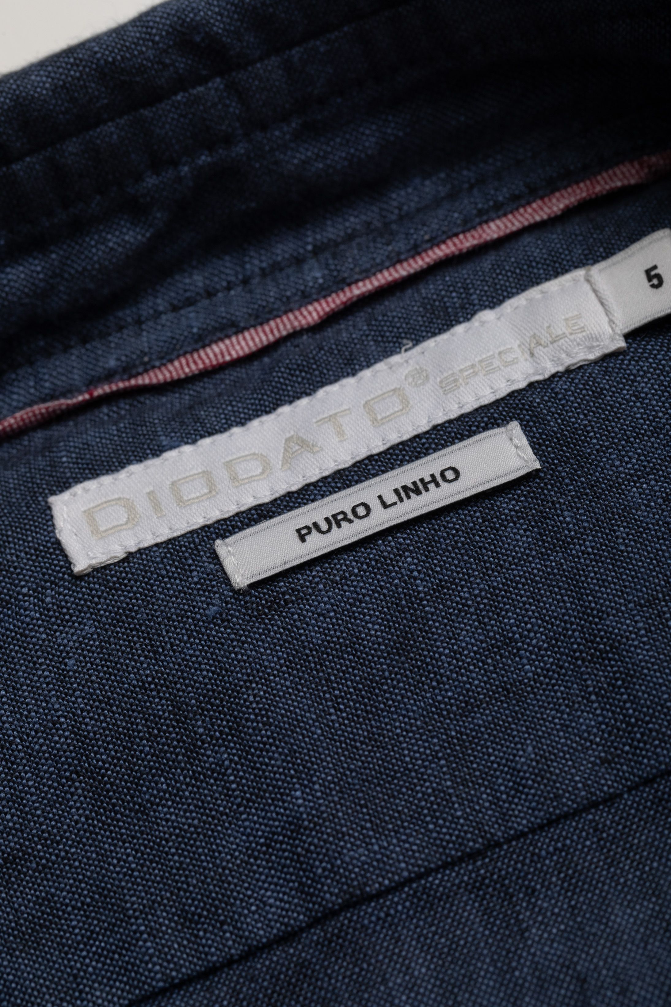 Camisa Manga Longa Regular Linho marinho
