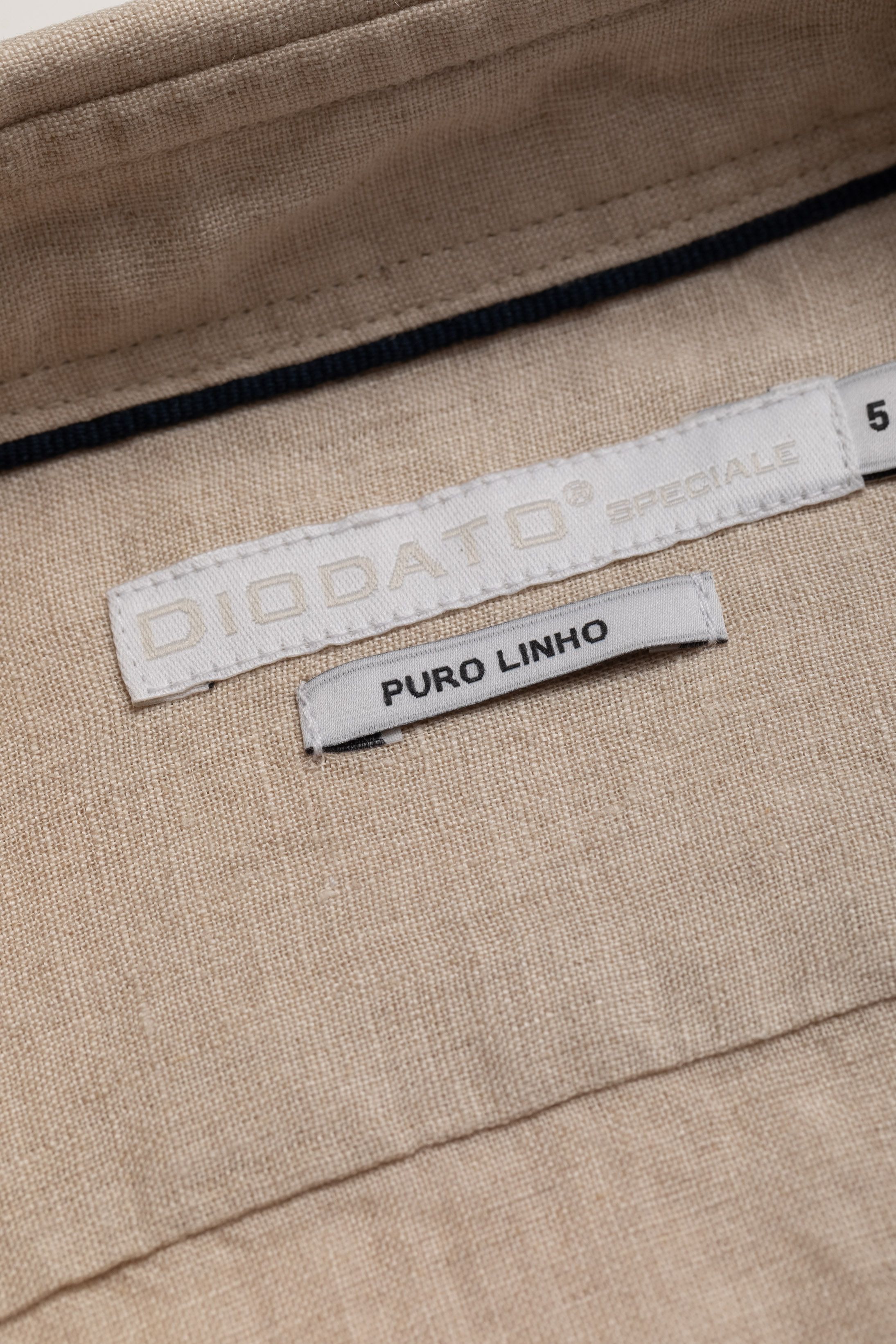 Camisa Manga Longa Regular Linho cru